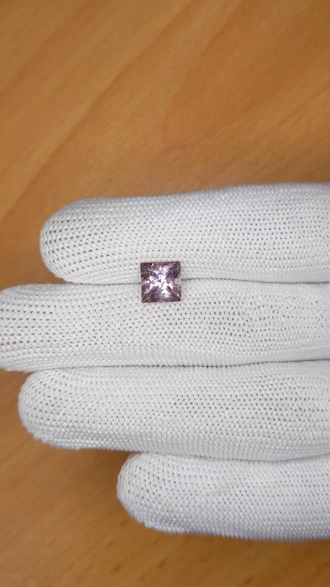 2.08 Ct. Pink Tourmaline from Ceylon (Sri Lanka) Size Video