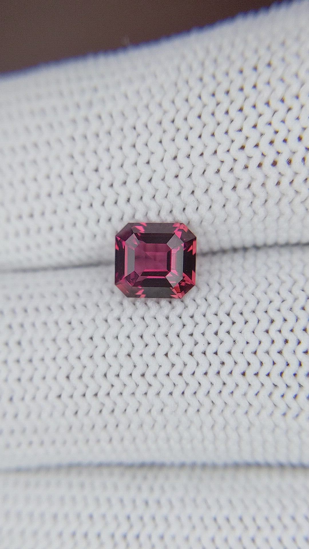 1.34 Ct. Red Garnet from Tanzania Size Video