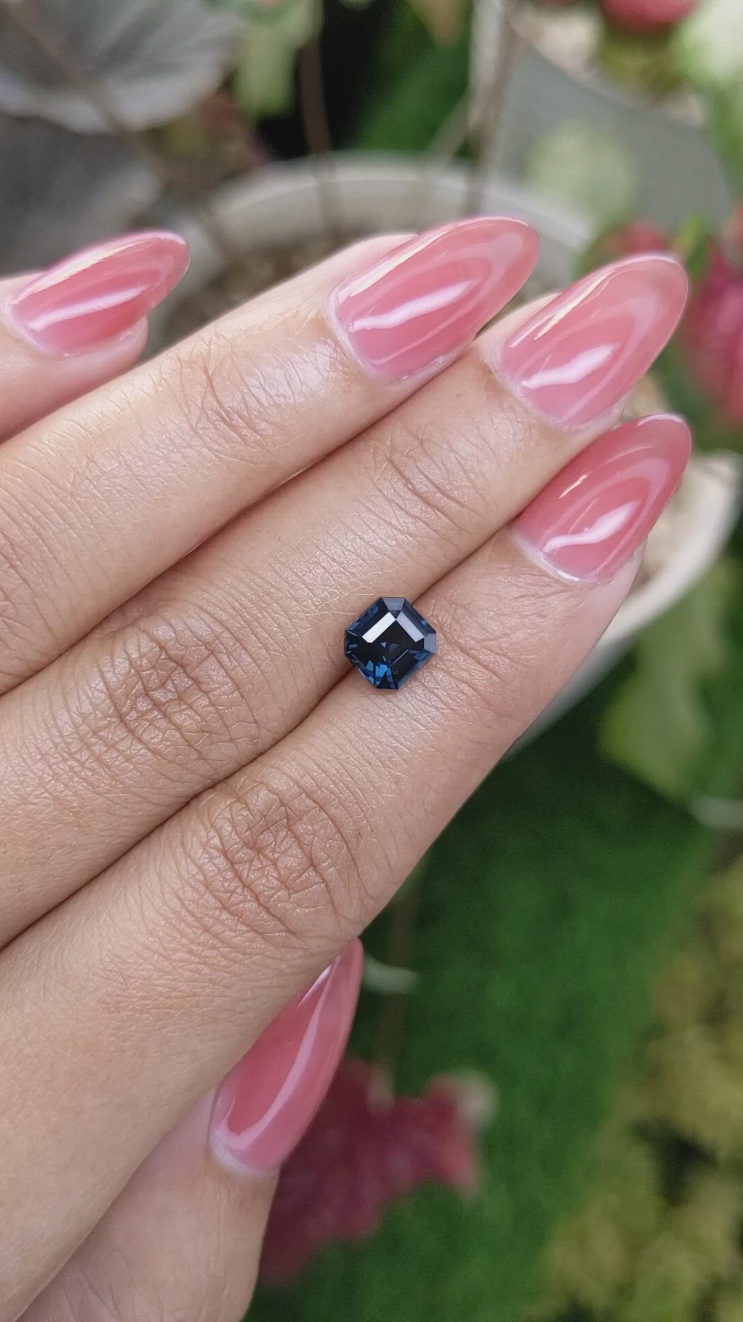 1.49 Ct. Blue Spinel from Ceylon (Sri Lanka) Size Video