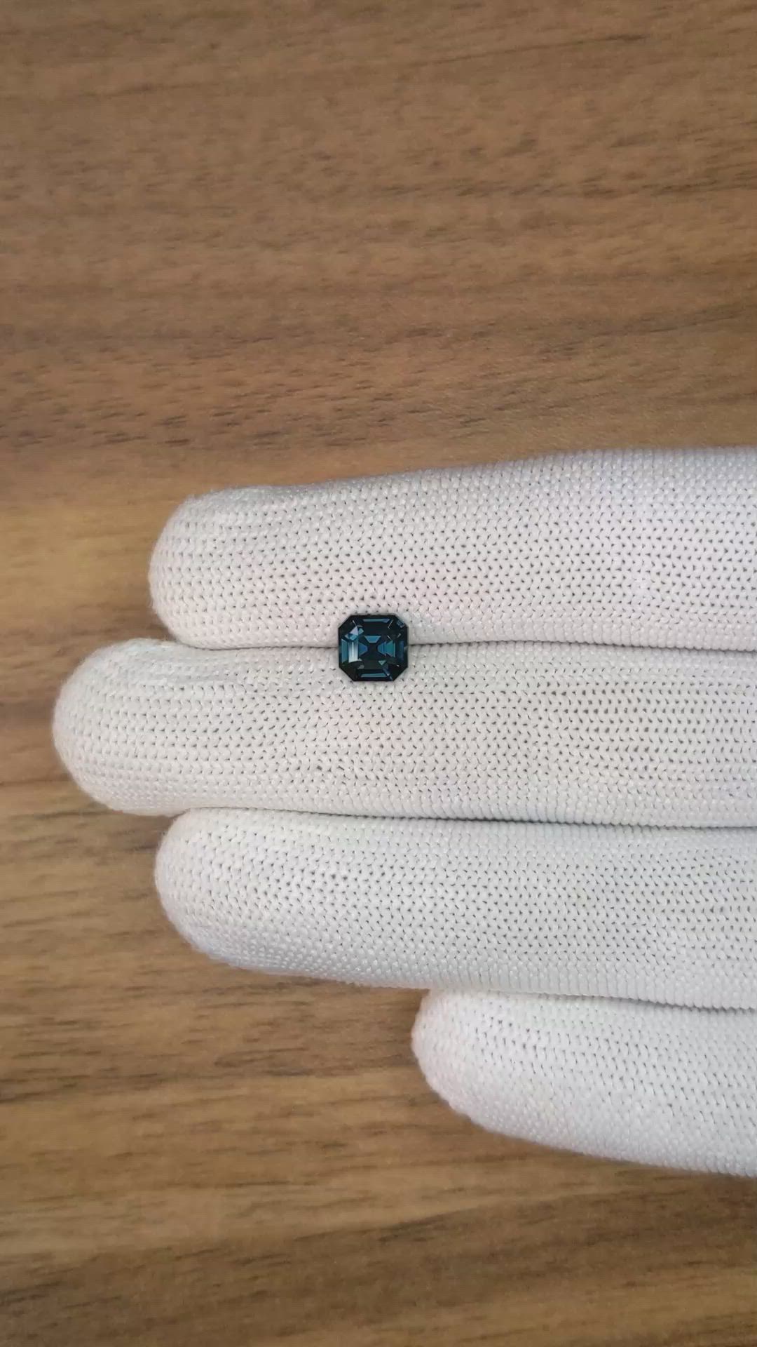 1.49 Ct. Blue Spinel from Ceylon (Sri Lanka) Size Video