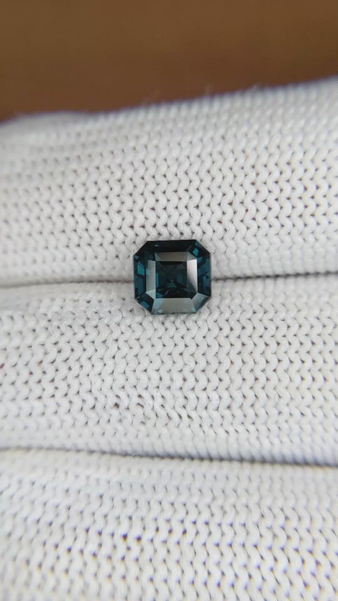 1.49 Ct. Blue Spinel from Ceylon (Sri Lanka) Size Video