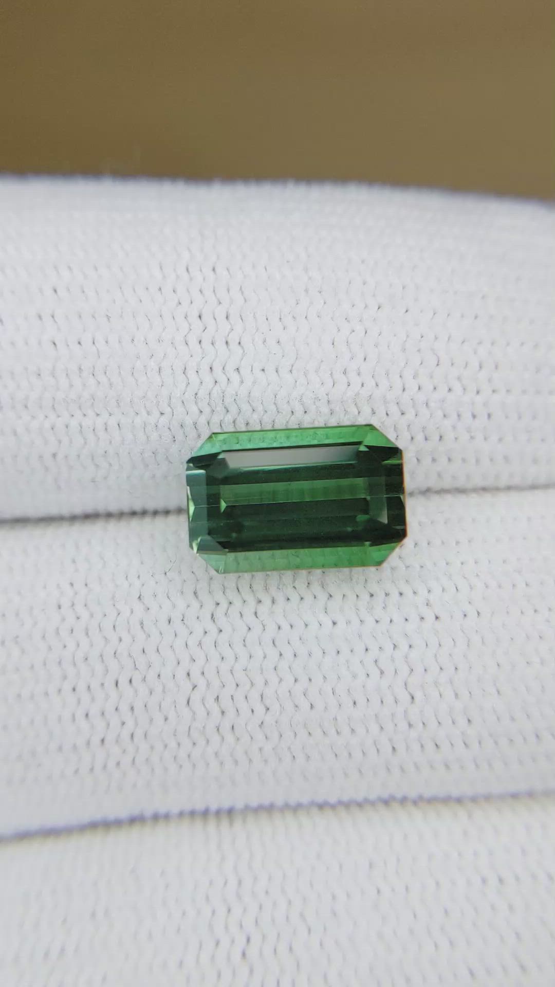 4.43 Ct. Green Tourmaline from Afghanistan Size Video