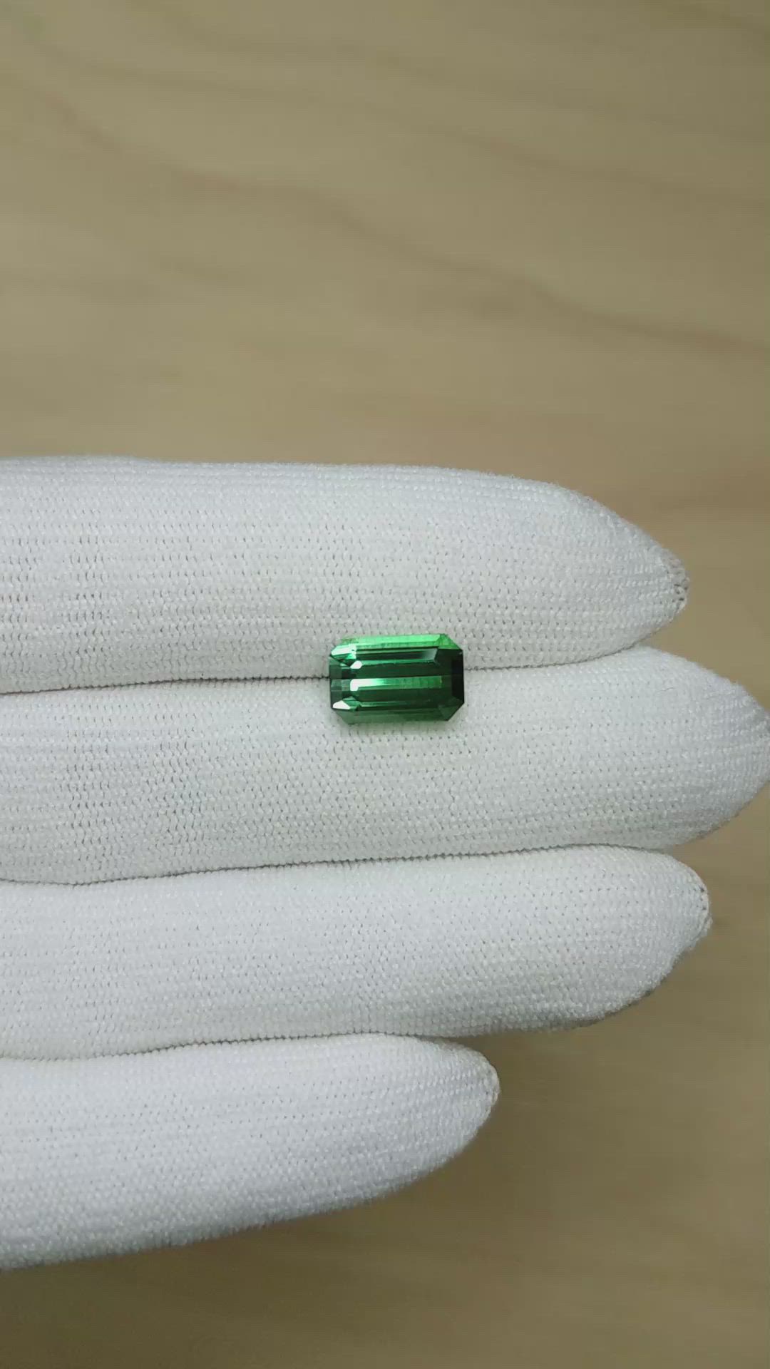 4.43 Ct. Green Tourmaline from Afghanistan Size Video