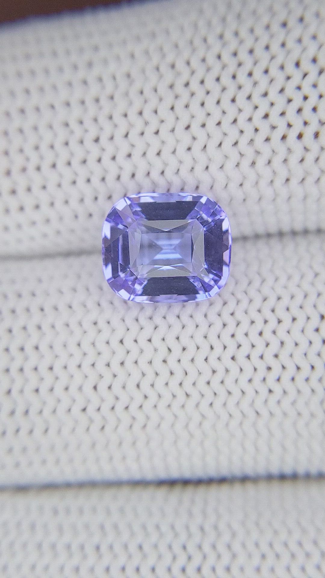 3.05 Ct. Violet Tanzanite from Tanzania Size Video