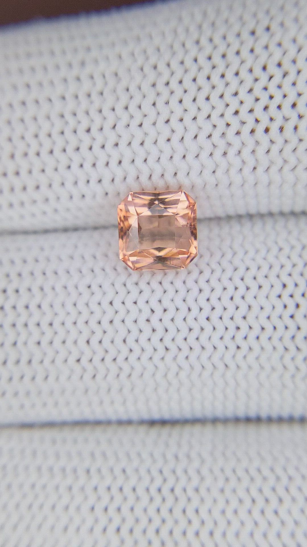 1.64 Ct. Peach Tourmaline from Tanzania Size Video