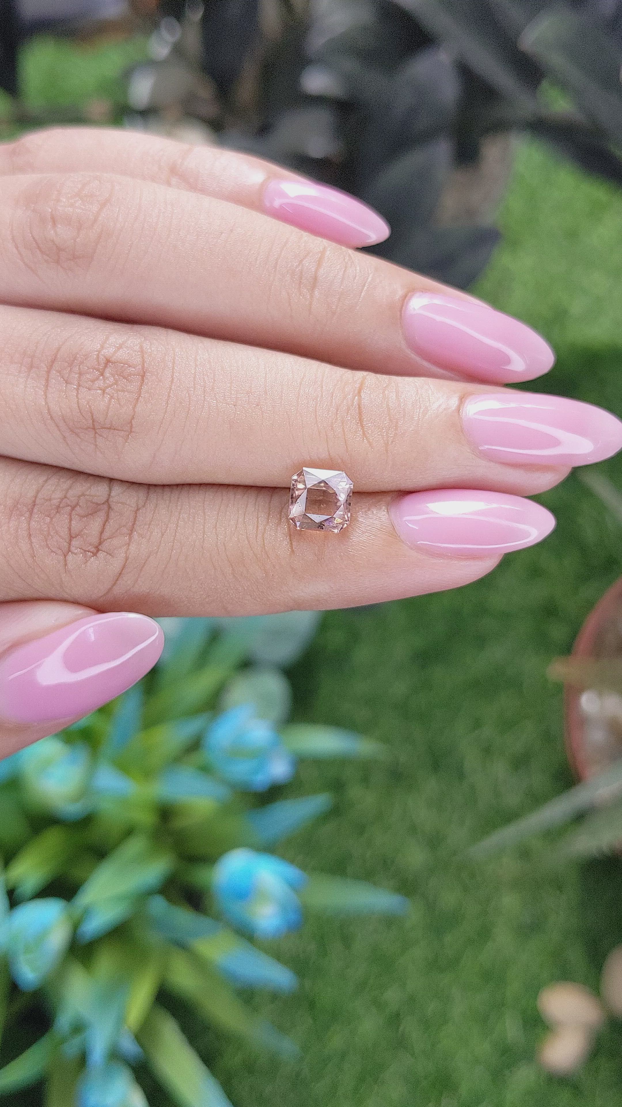 1.64 Ct. Peach Tourmaline from Tanzania Size Video