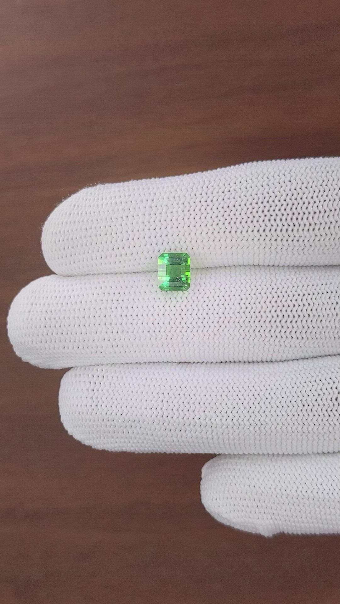 2.16 Ct. Bluish Green Tourmaline from Tanzania Size Video