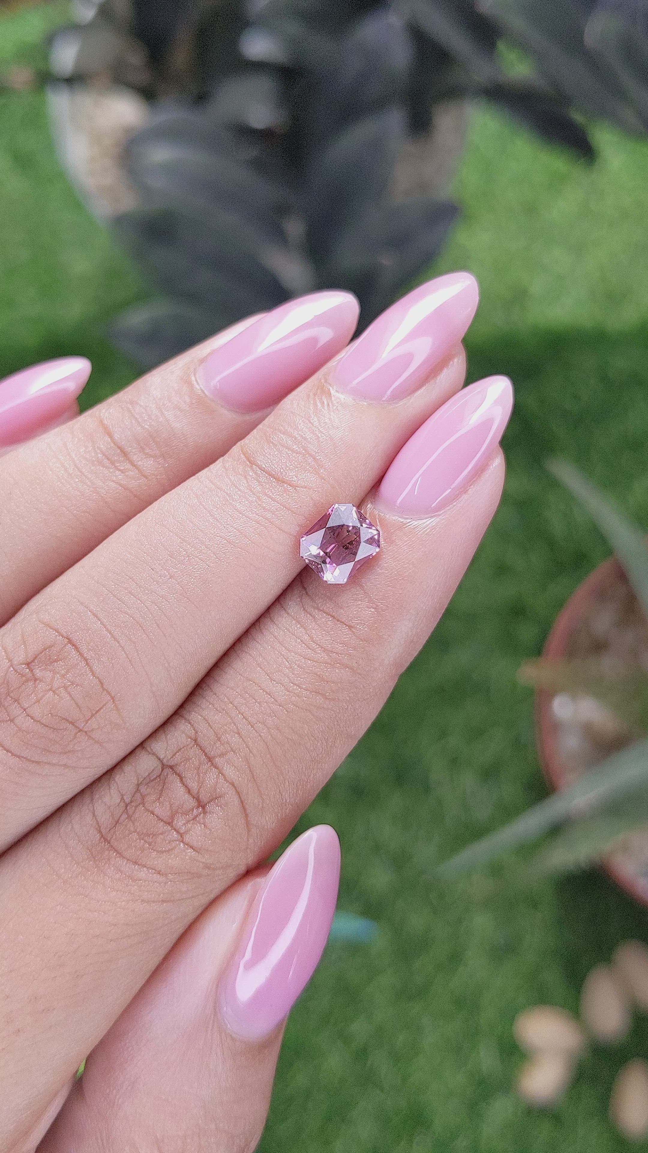 1.20 Ct. Pink Tourmaline from Tanzania Size Video