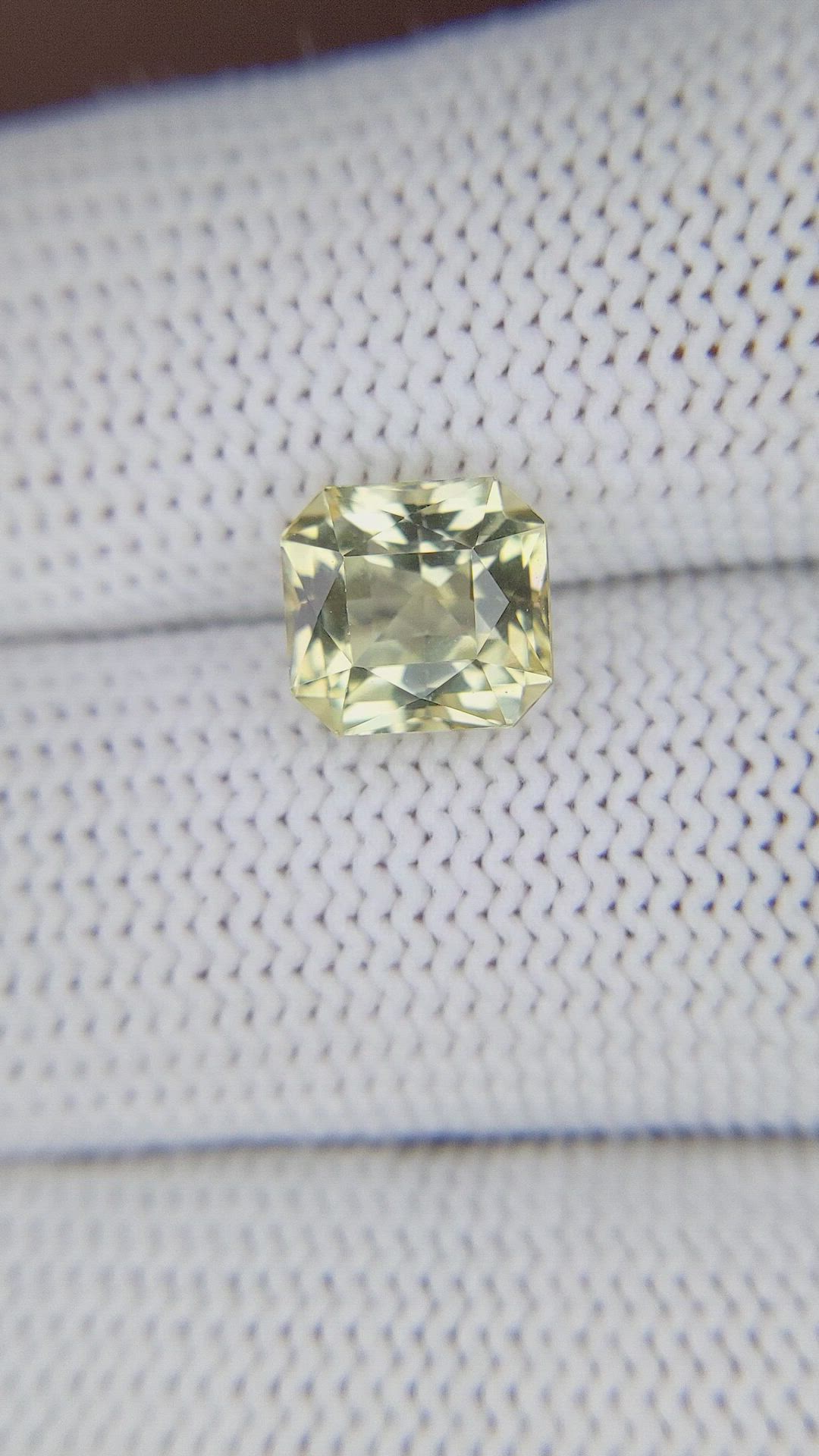 2.96 Ct. Yellow Tourmaline from Tanzania Size Video