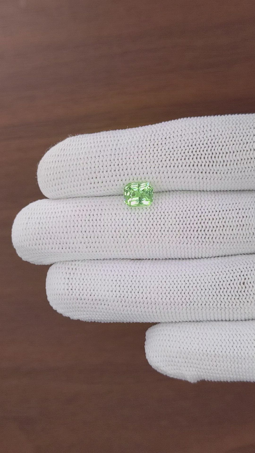 1.83 Ct. Green Tourmaline from Tanzania Size Video