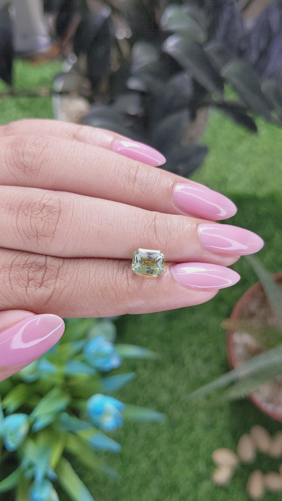 1.83 Ct. Green Tourmaline from Tanzania Size Video