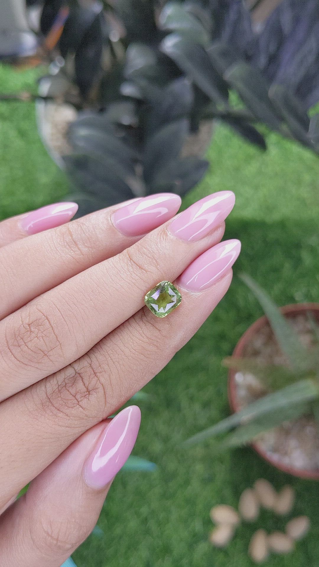 1.60 Ct. Green Tourmaline from Tanzania Size Video