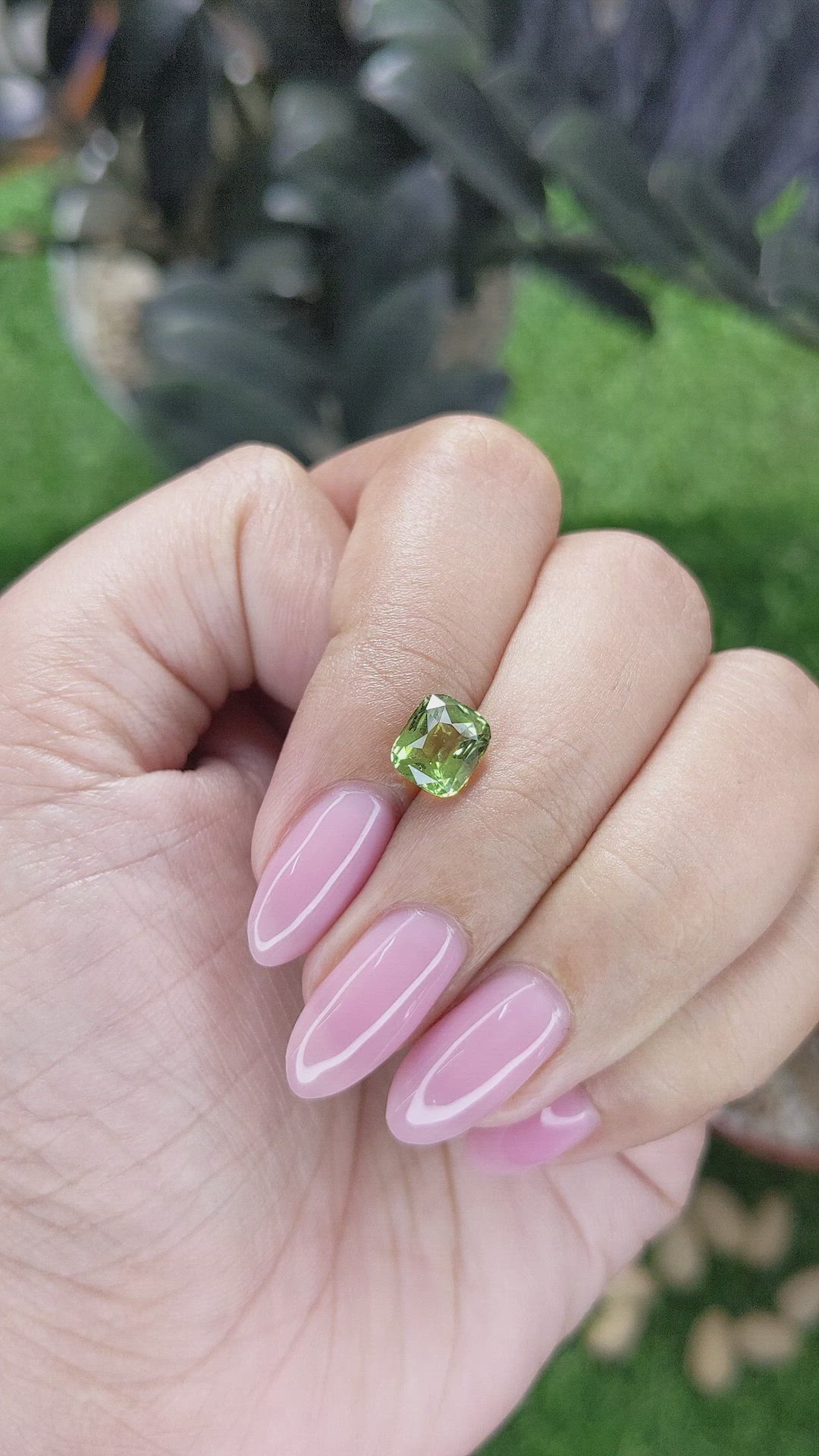 1.60 Ct. Green Tourmaline from Tanzania Size Video