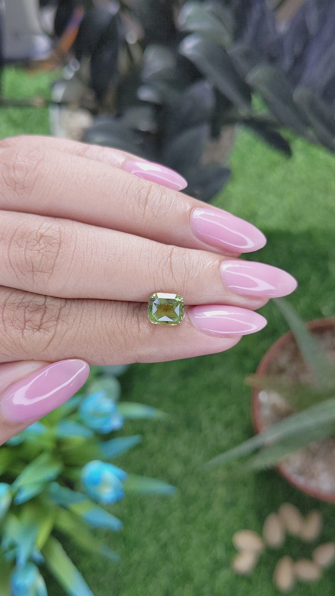 1.60 Ct. Green Tourmaline from Tanzania Size Video