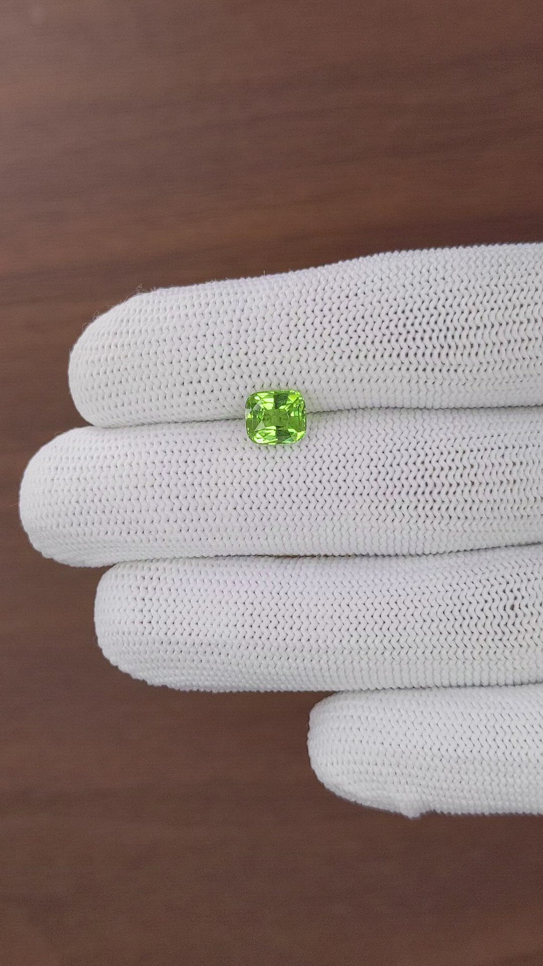 1.60 Ct. Green Tourmaline from Tanzania Size Video