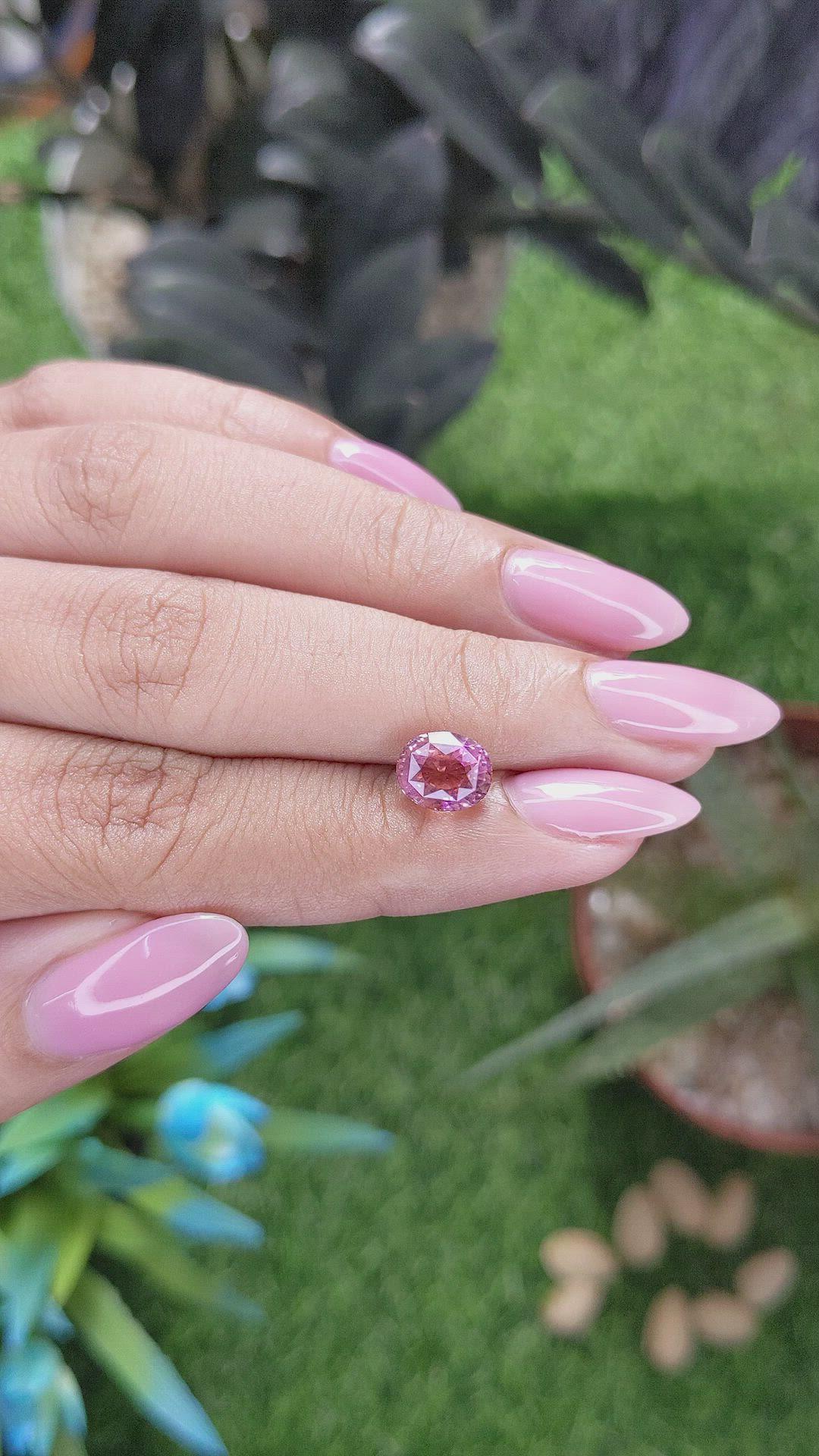 1.80 Ct. Pink Tourmaline from Tanzania Size Video