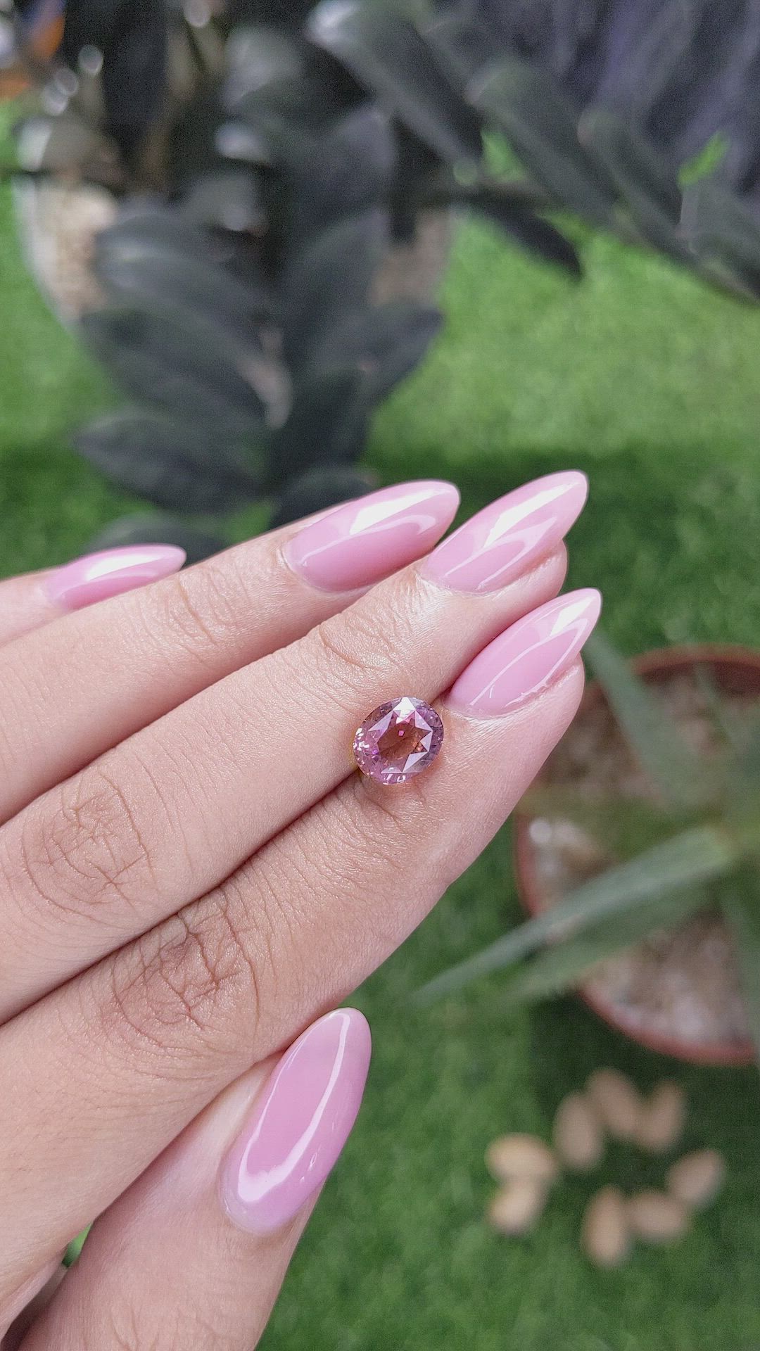 1.80 Ct. Pink Tourmaline from Tanzania Size Video