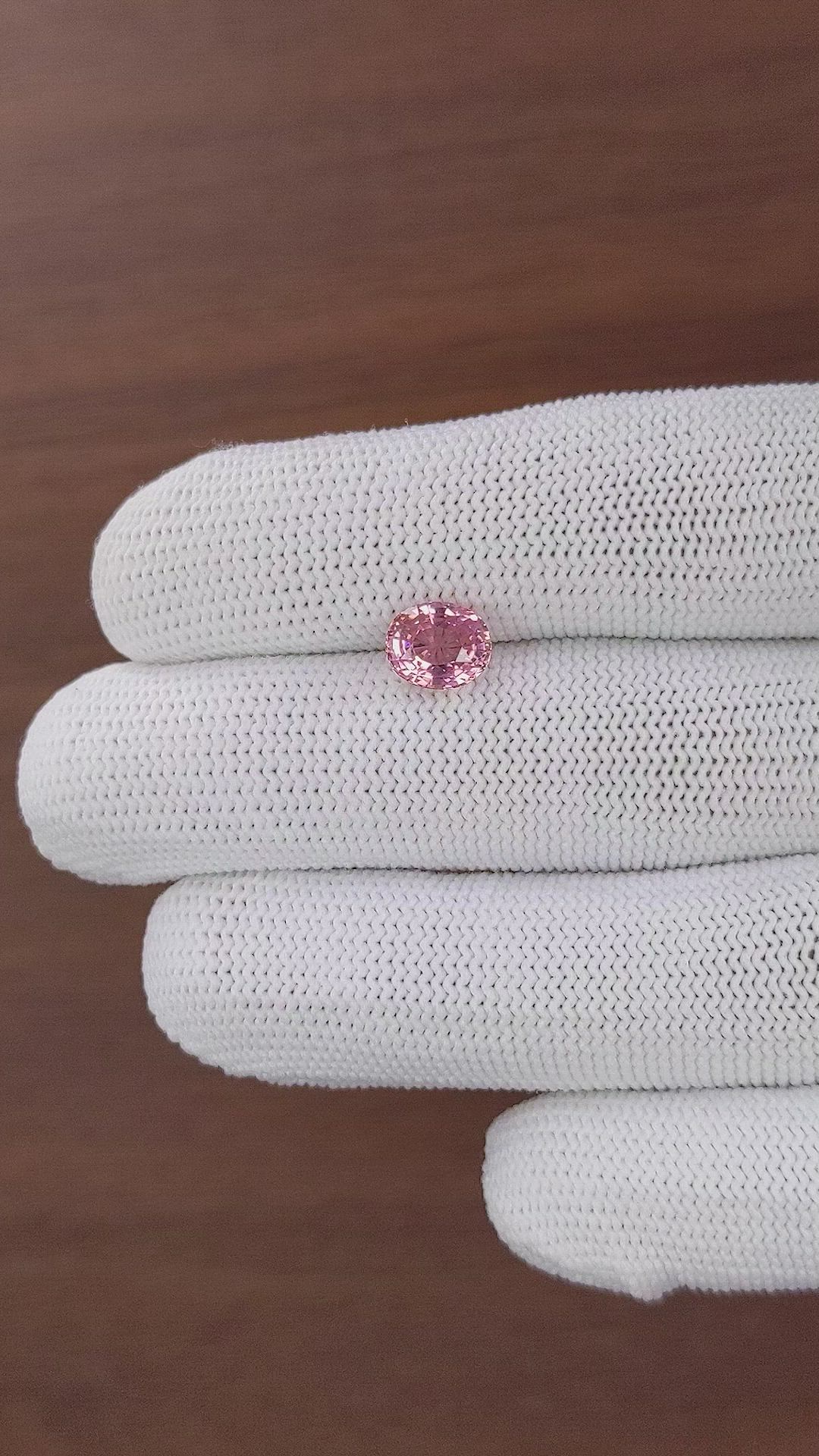 1.80 Ct. Pink Tourmaline from Tanzania Size Video
