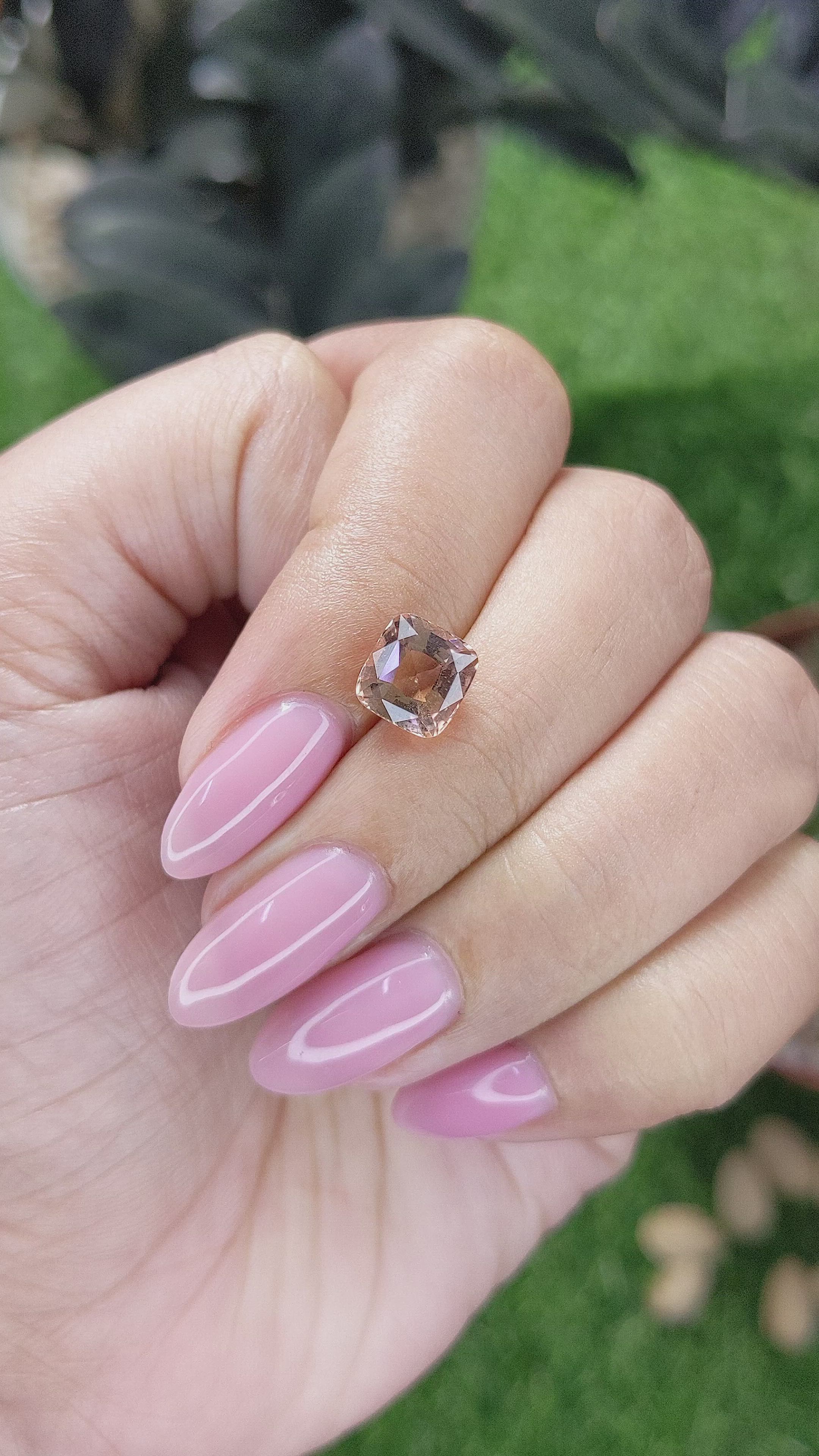 2.13 Ct. Peach Tourmaline from Tanzania Size Video