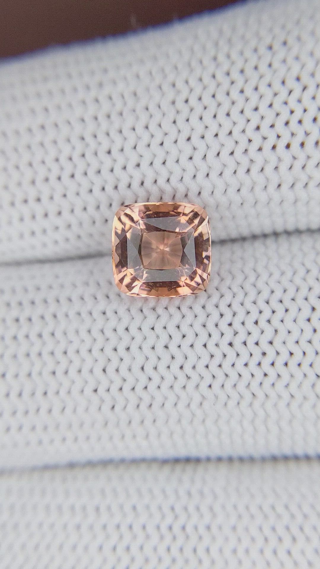 2.13 Ct. Peach Tourmaline from Tanzania Size Video