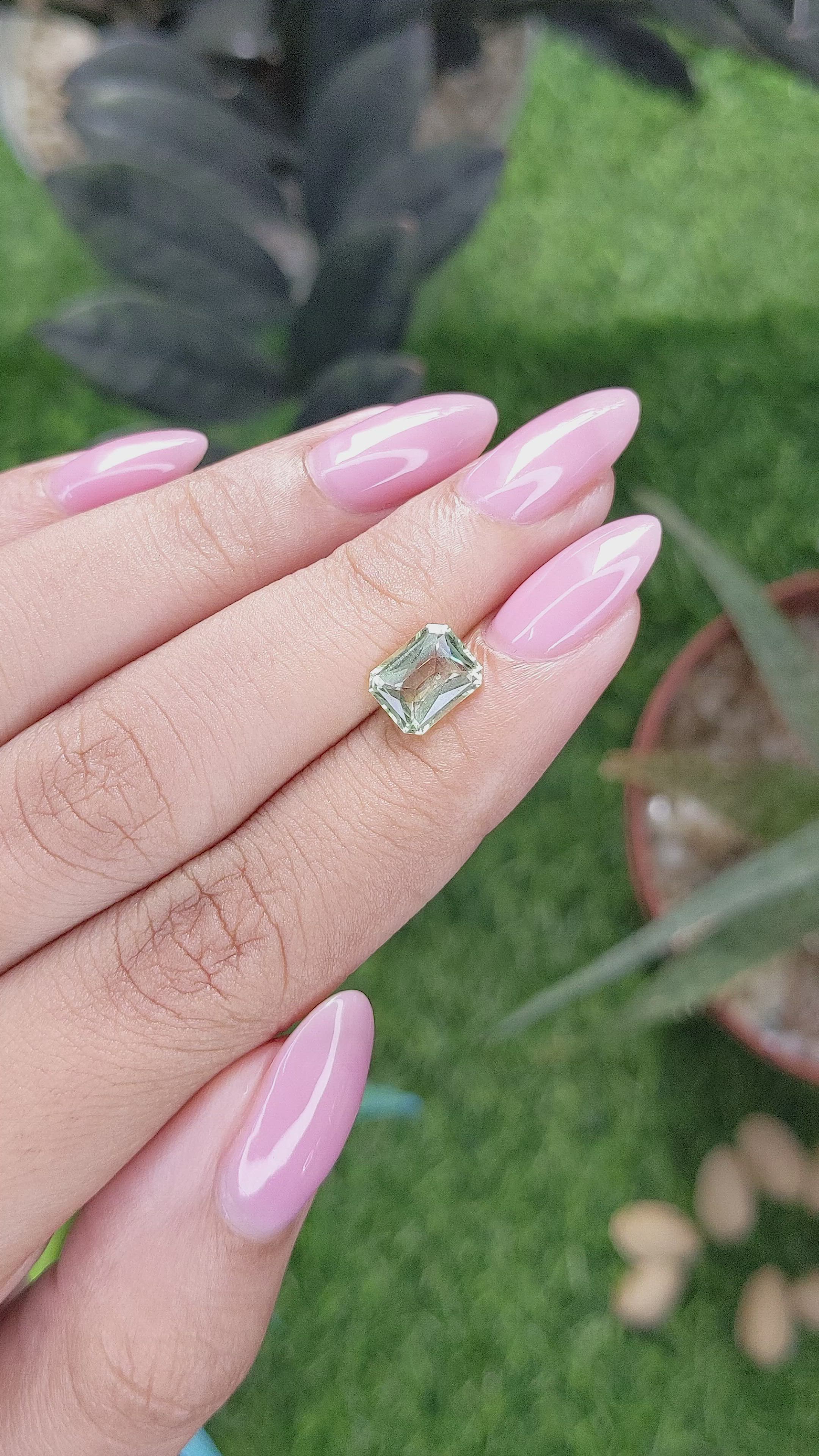1.59 Ct. Green Tourmaline from Tanzania Size Video