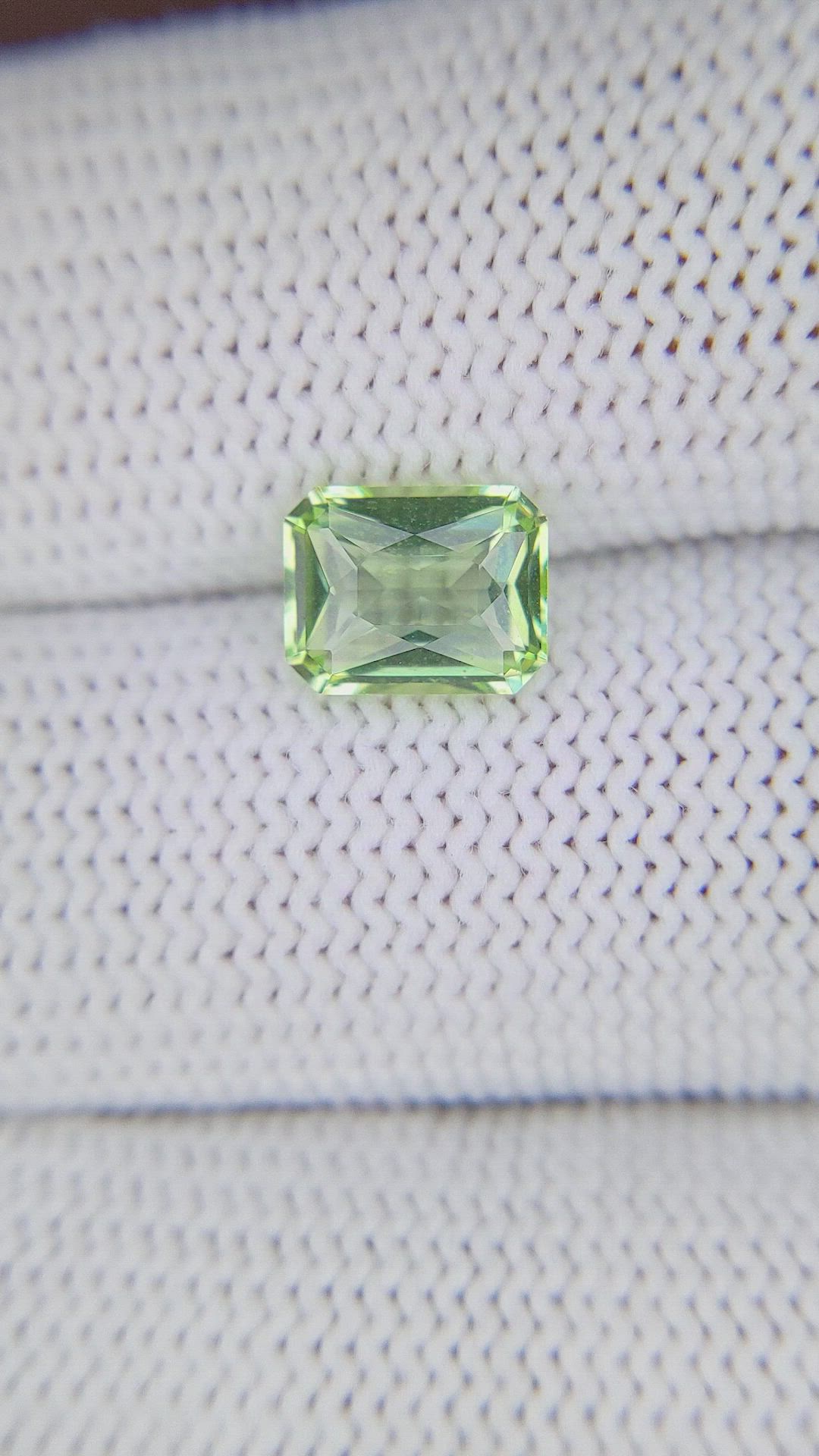 1.59 Ct. Green Tourmaline from Tanzania Size Video