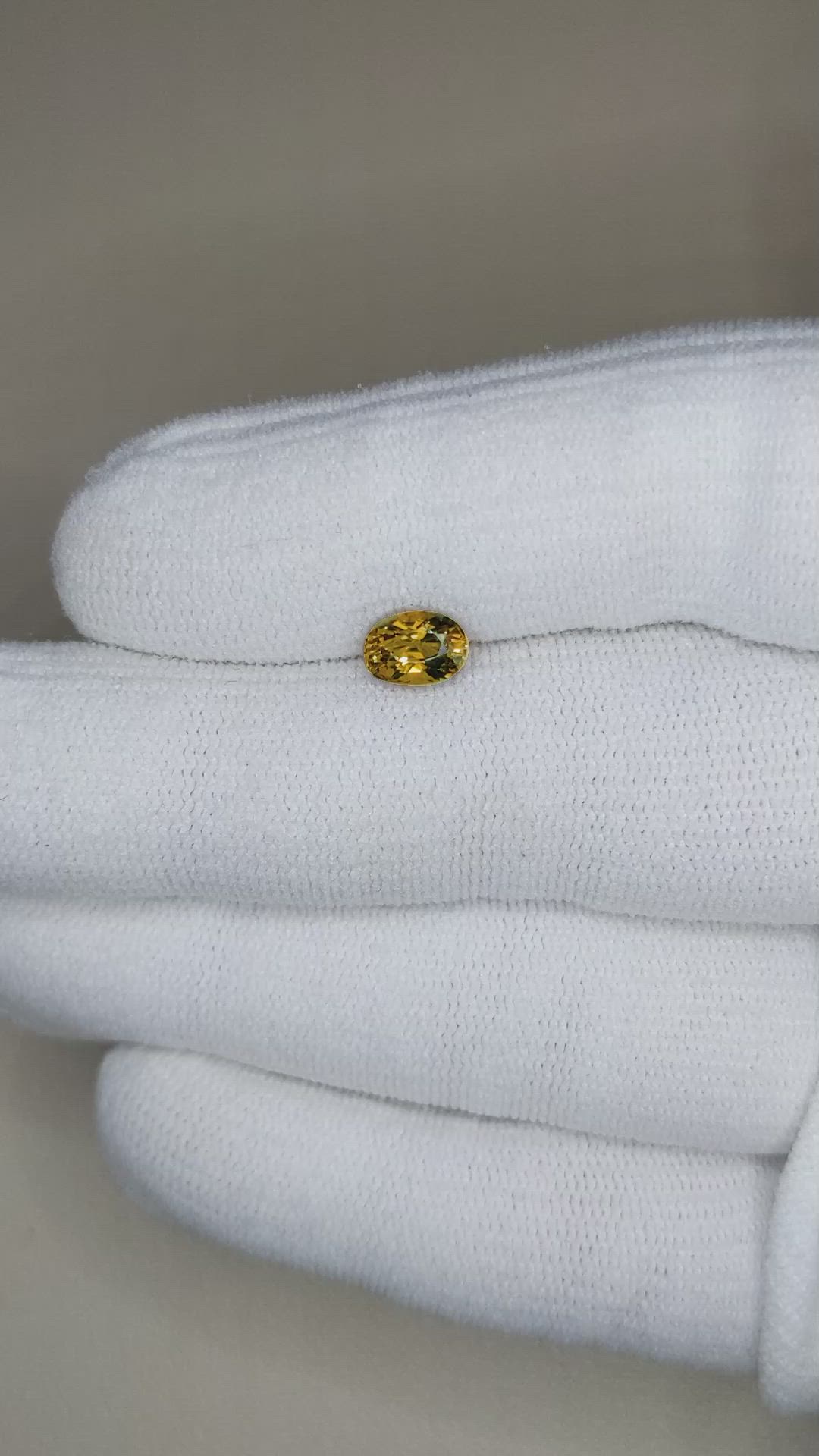 1.25 Ct. Orangish Brown Malaya Garnet from Tanzania Size Video