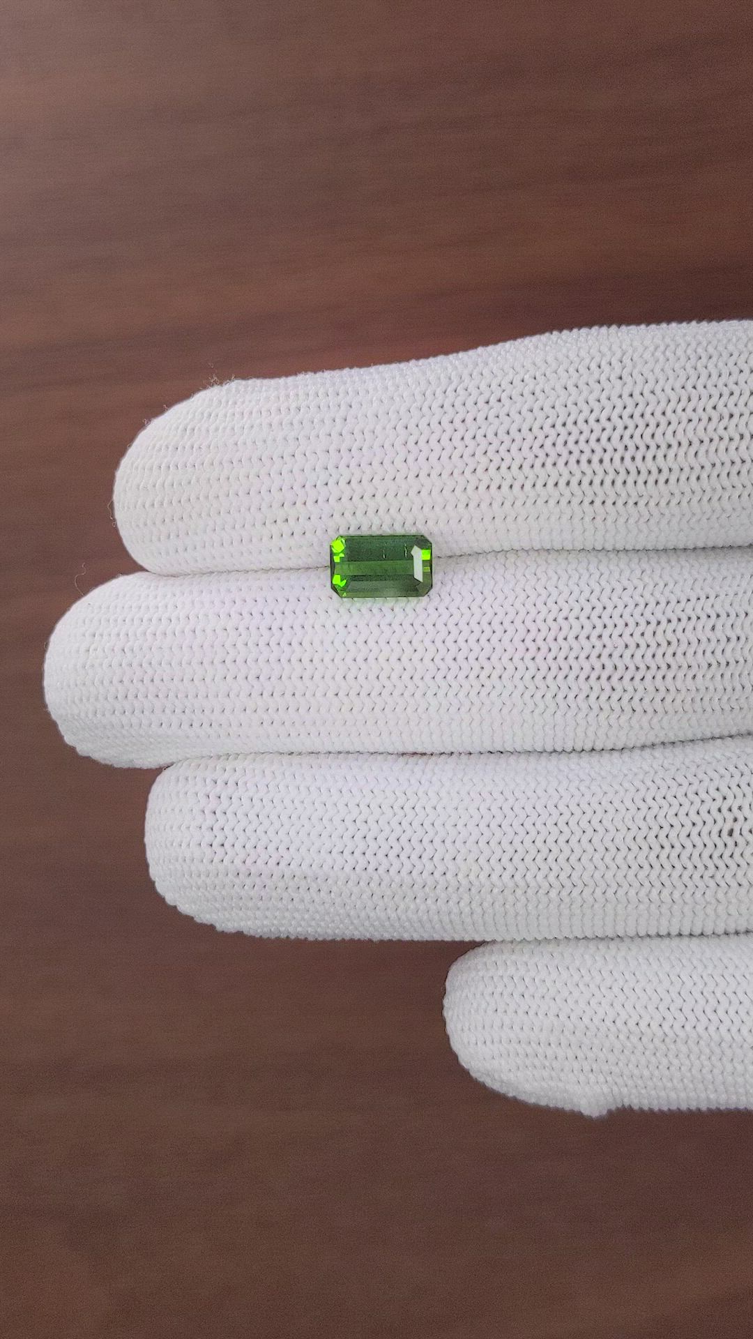 1.76 Ct. Green Tourmaline from Tanzania Size Video