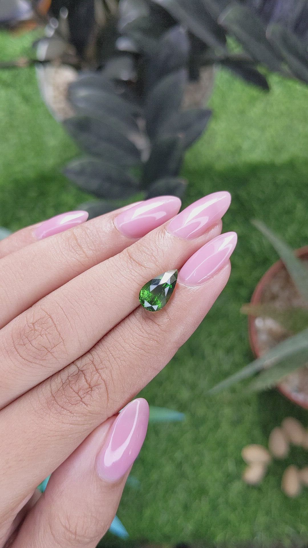 2.01 Ct. Green Tourmaline from Tanzania Size Video