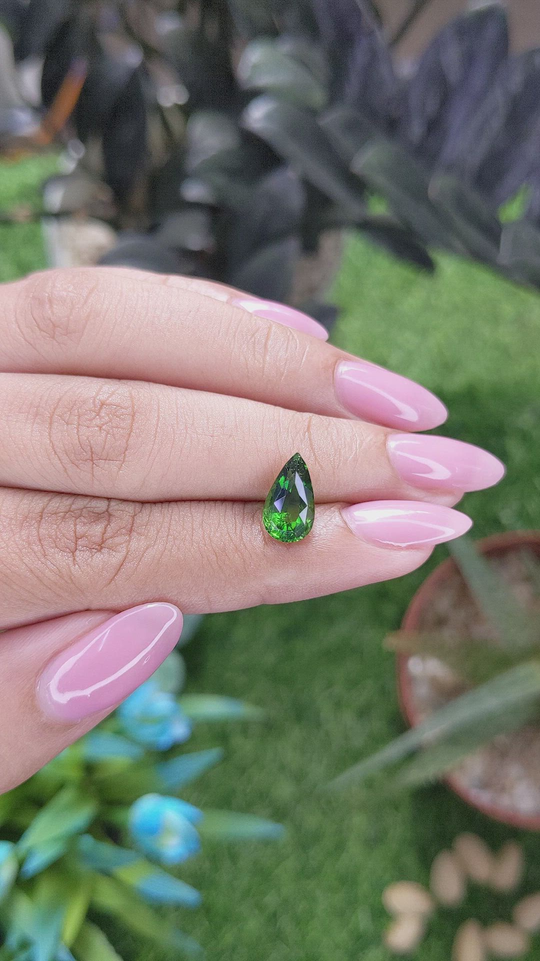 2.01 Ct. Green Tourmaline from Tanzania Size Video