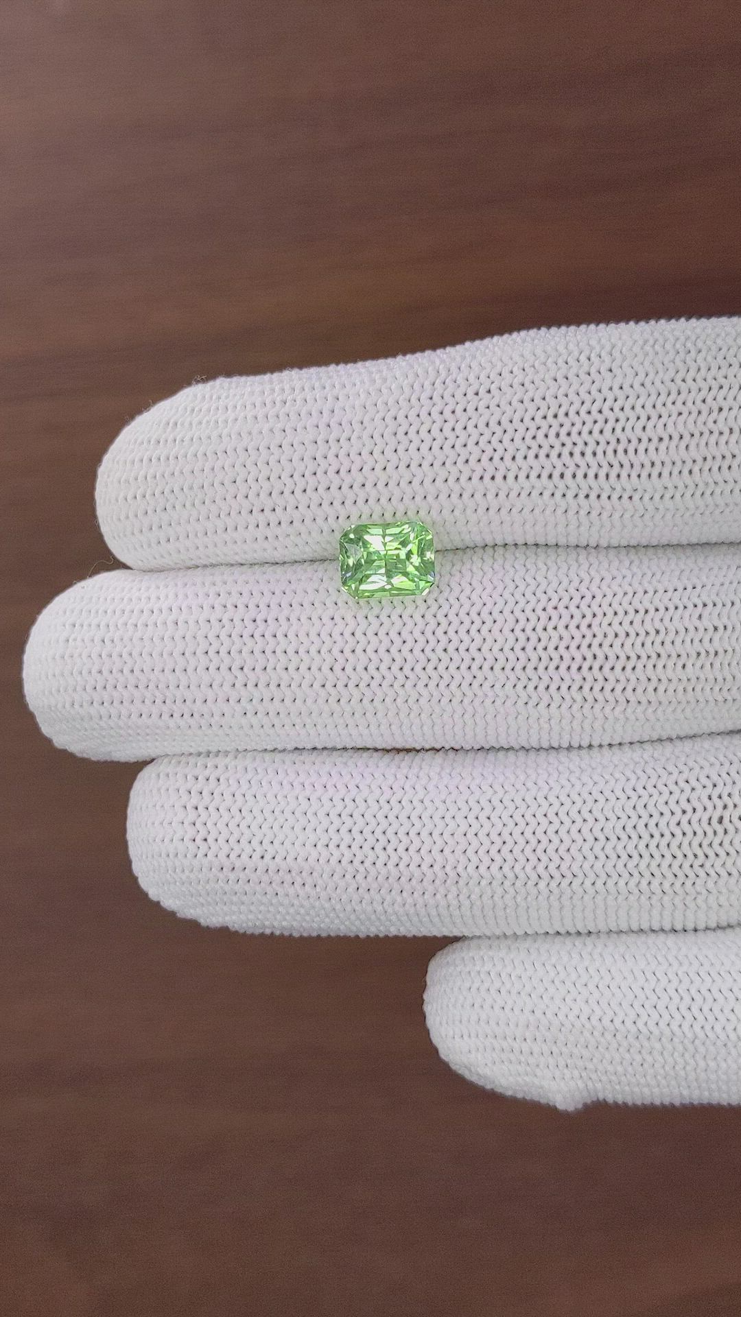 2.25 Ct. Green Tourmaline from Tanzania Size Video