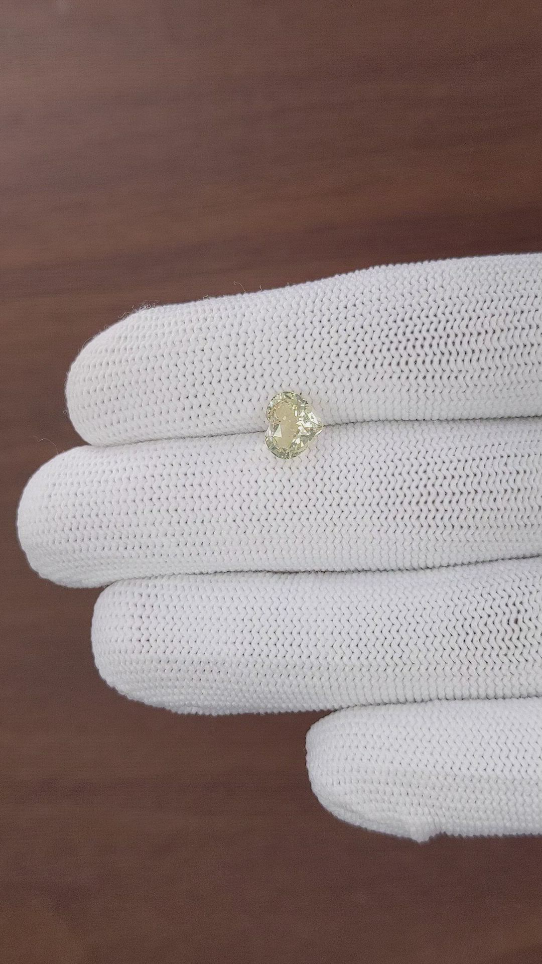 1.58 Ct. Yellow Tourmaline from Tanzania Size Video