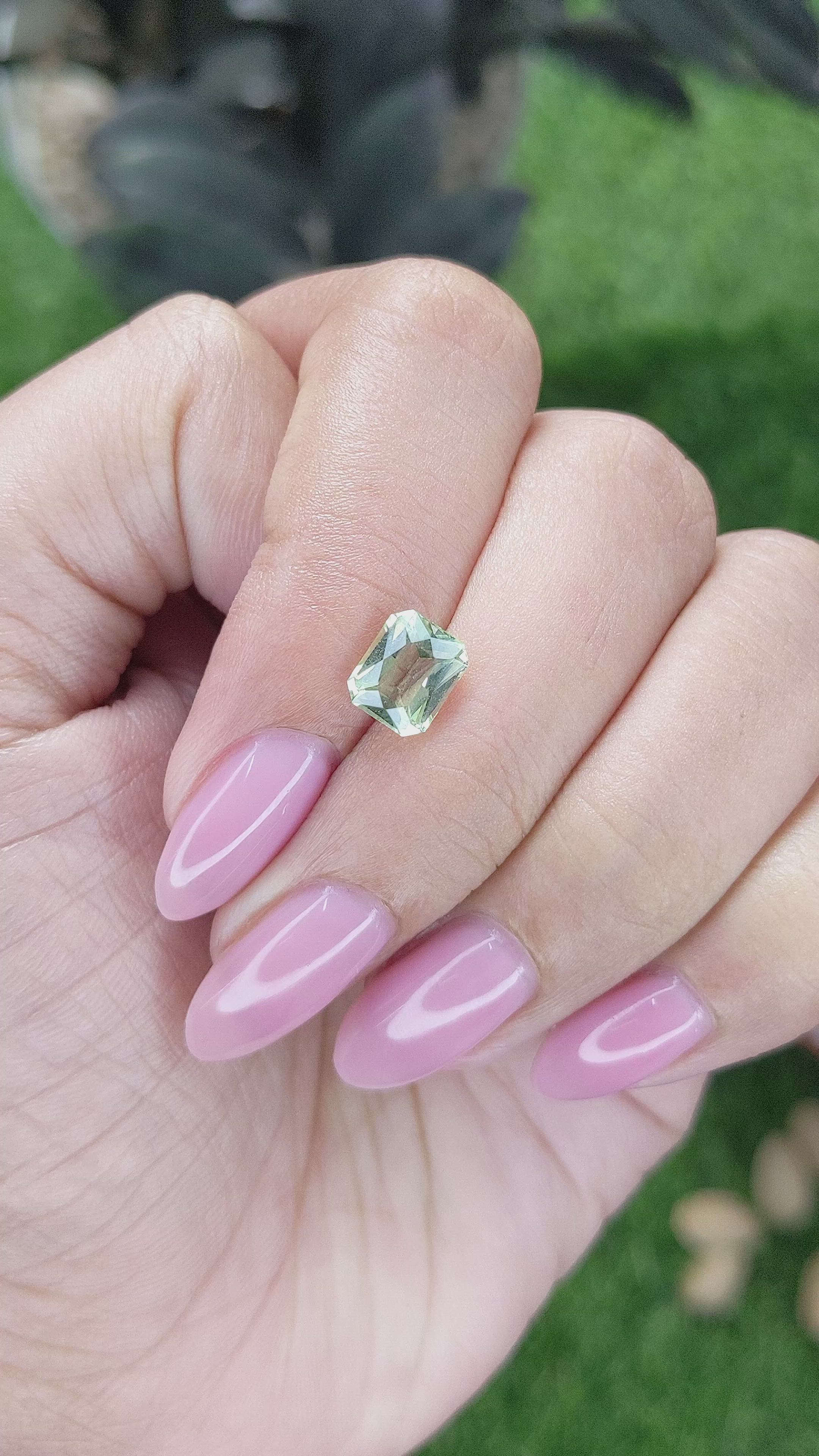 1.41 Ct. Green Tourmaline from Tanzania Size Video