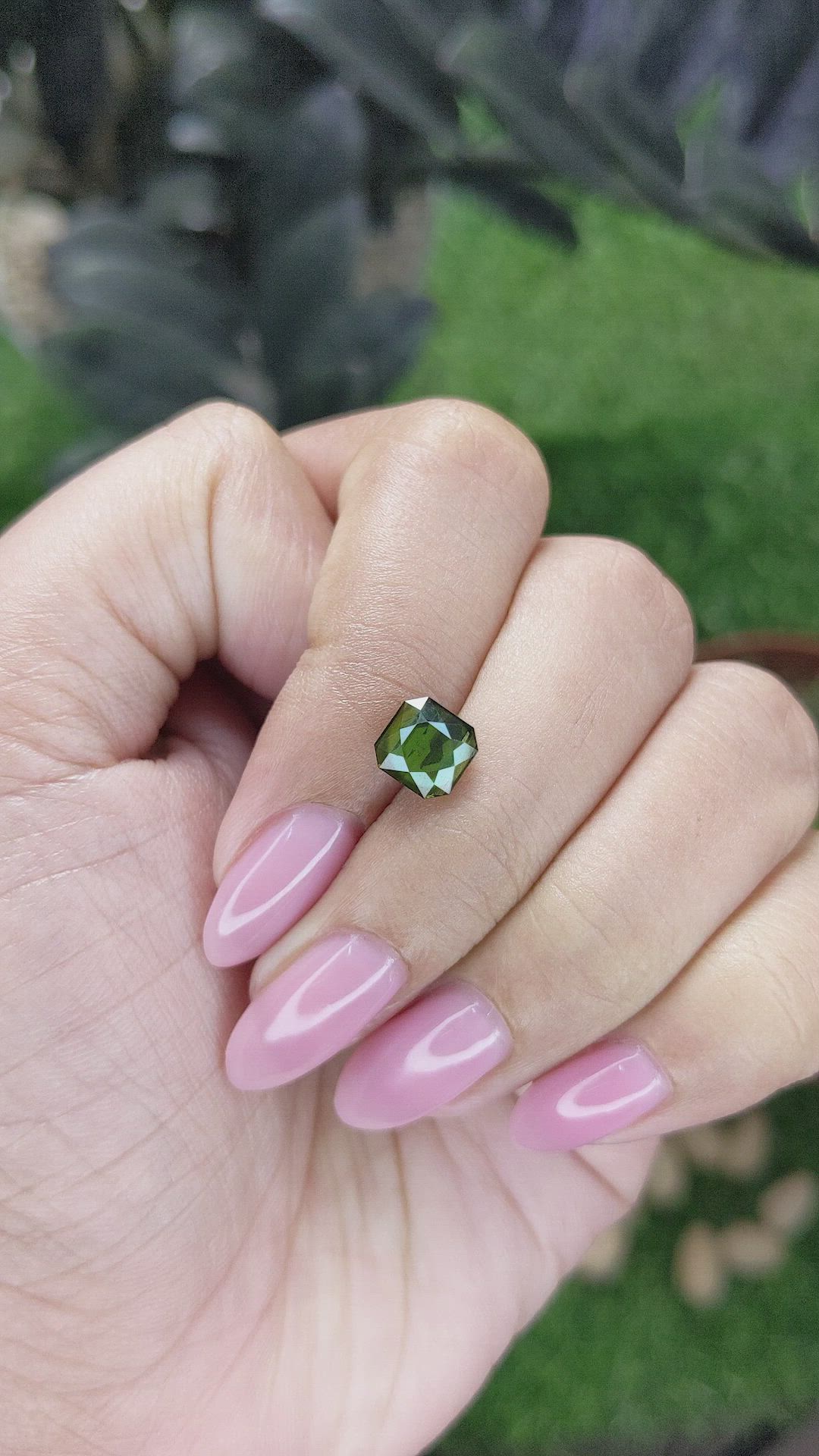 1.88 Ct. Green Tourmaline from Tanzania Size Video