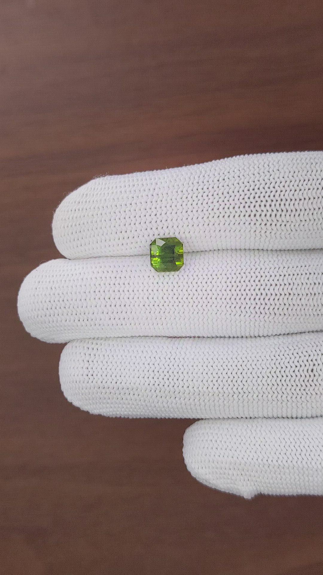 1.88 Ct. Green Tourmaline from Tanzania Size Video
