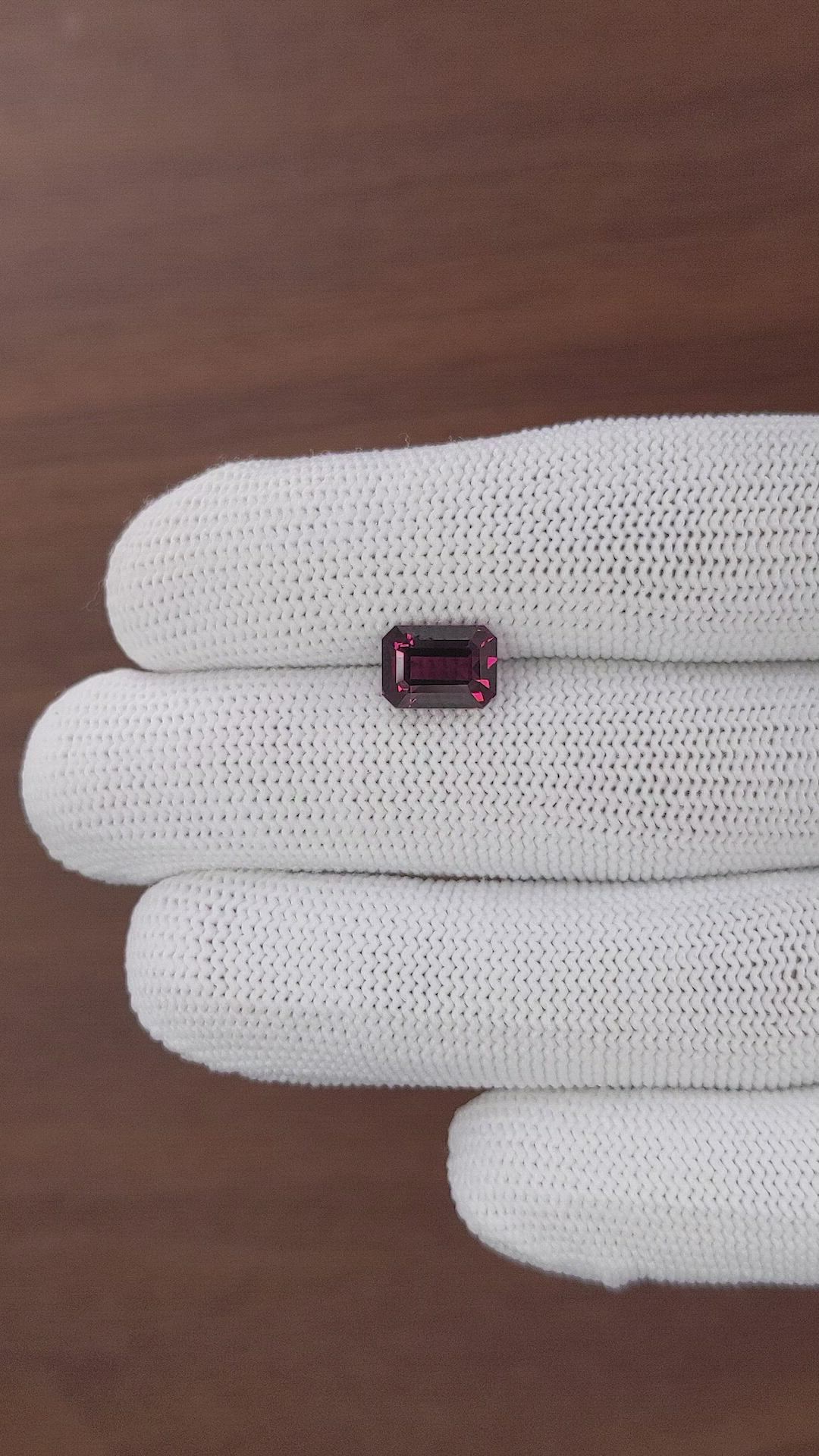 3.33 Ct. Reddish Pink Garnet from Tanzania Size Video