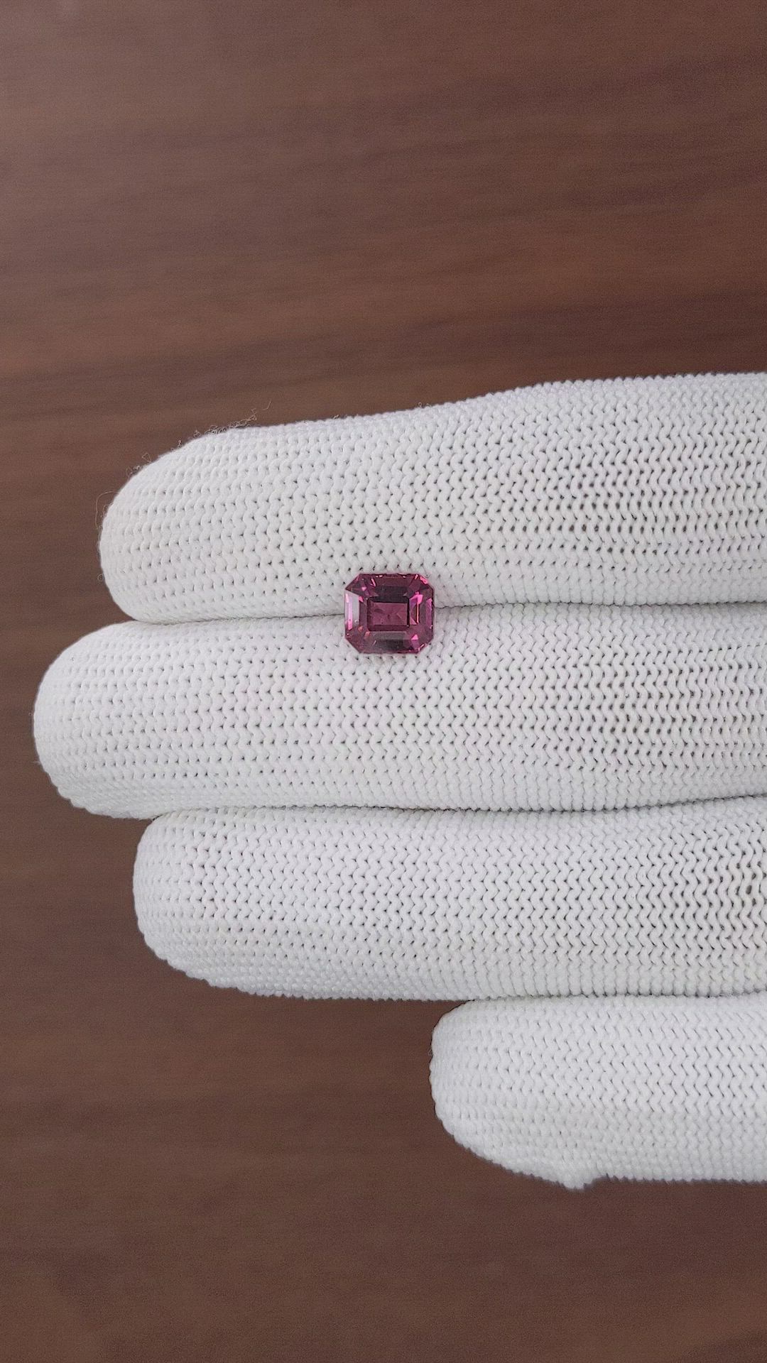 2.52 Ct. Pinkish Purple Garnet from Tanzania Size Video