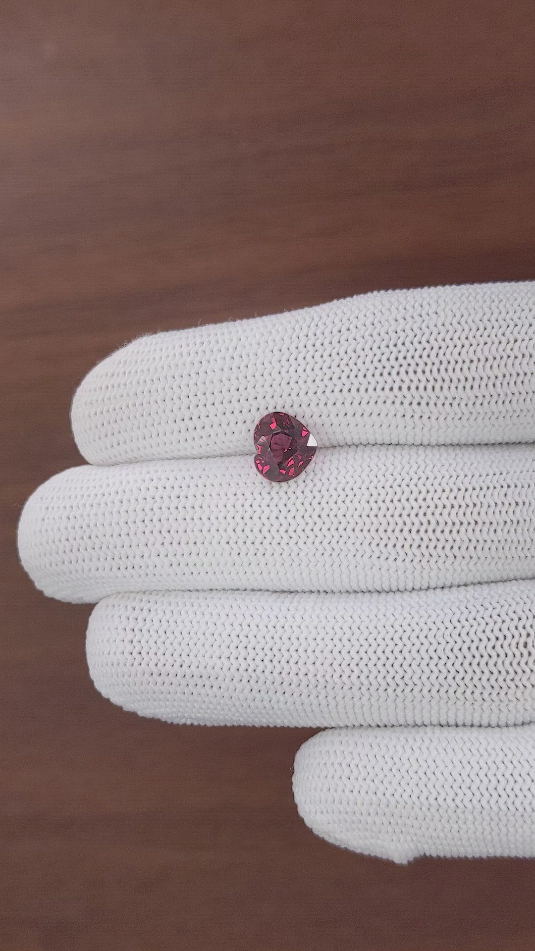 2.68 Ct. Reddish Pink Garnet from Tanzania Size Video