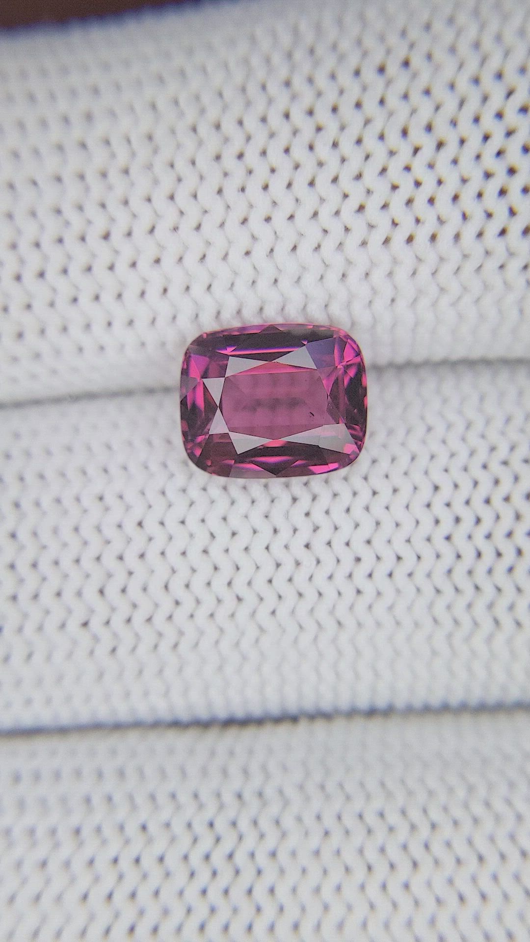 2.85 Ct. Pinkish Purple Garnet from Tanzania Size Video