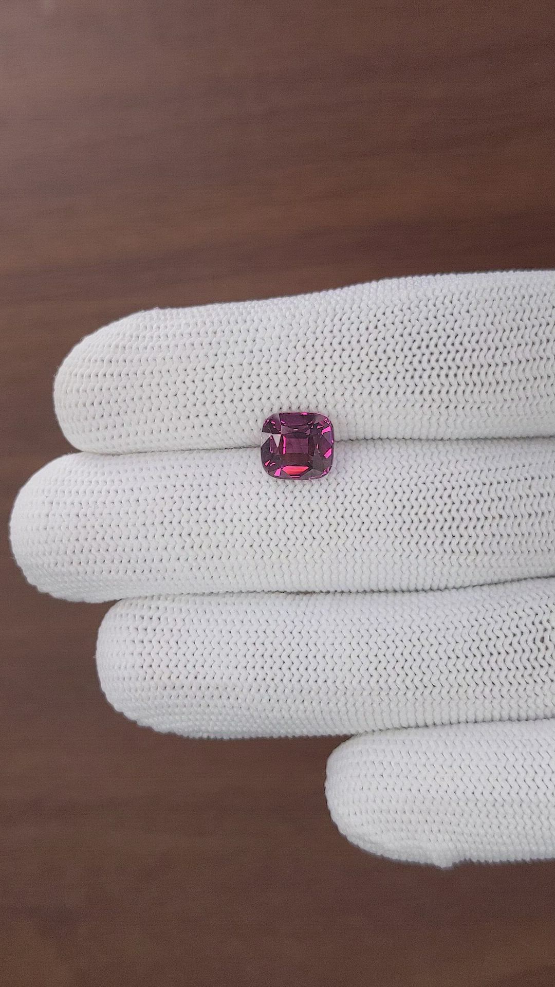 3.30 Ct. Reddish Pink Garnet from Tanzania Size Video