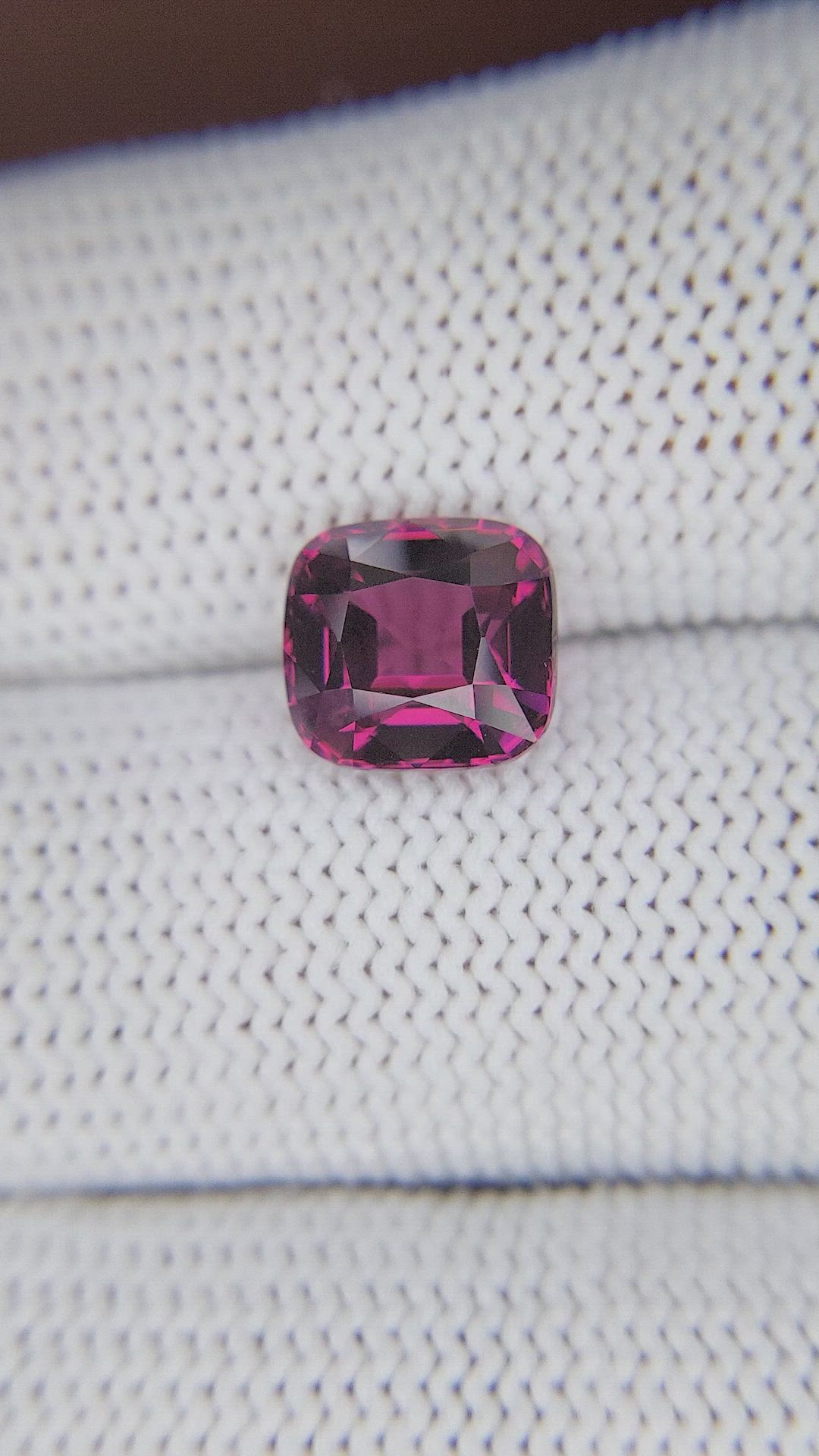 3.30 Ct. Reddish Pink Garnet from Tanzania Size Video
