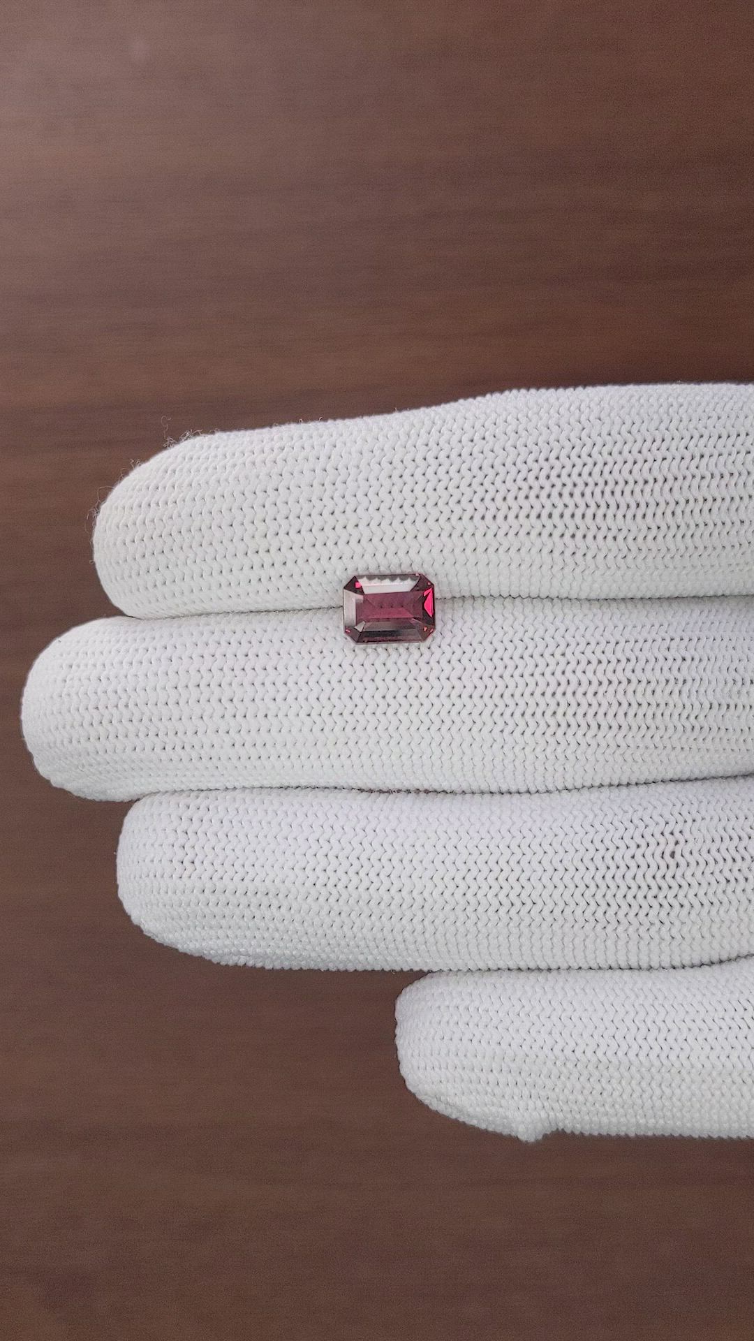 2.24 Ct. Reddish Pink Garnet from Tanzania Size Video