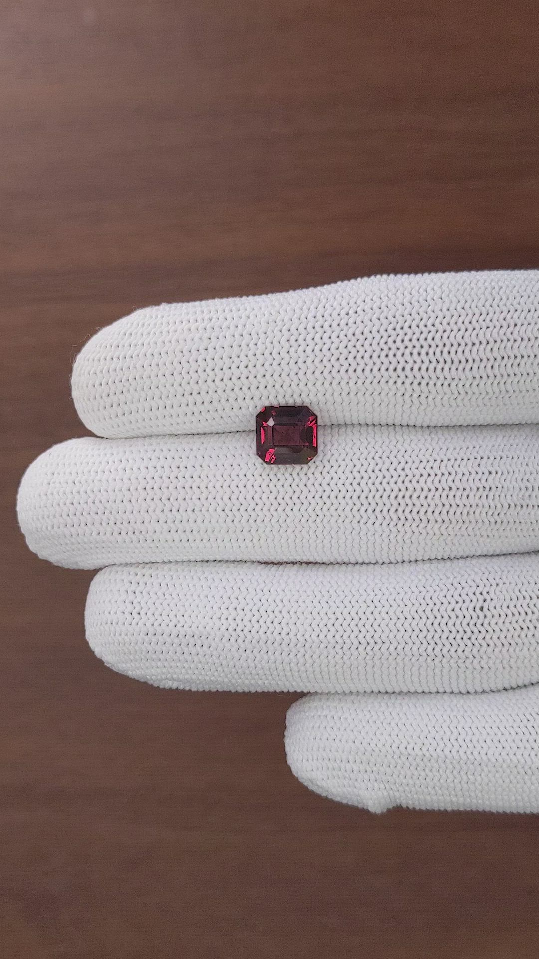 3.21 Ct. Red Garnet from Tanzania Size Video