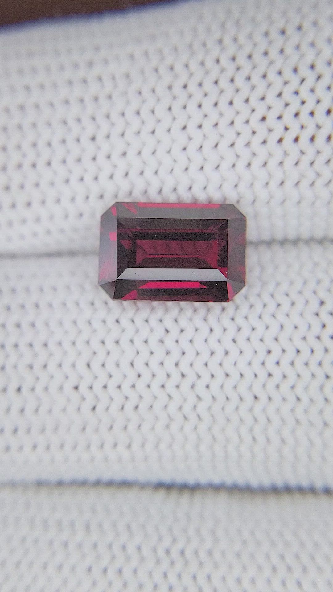 4.20 Ct. Reddish Pink Garnet from Tanzania Size Video