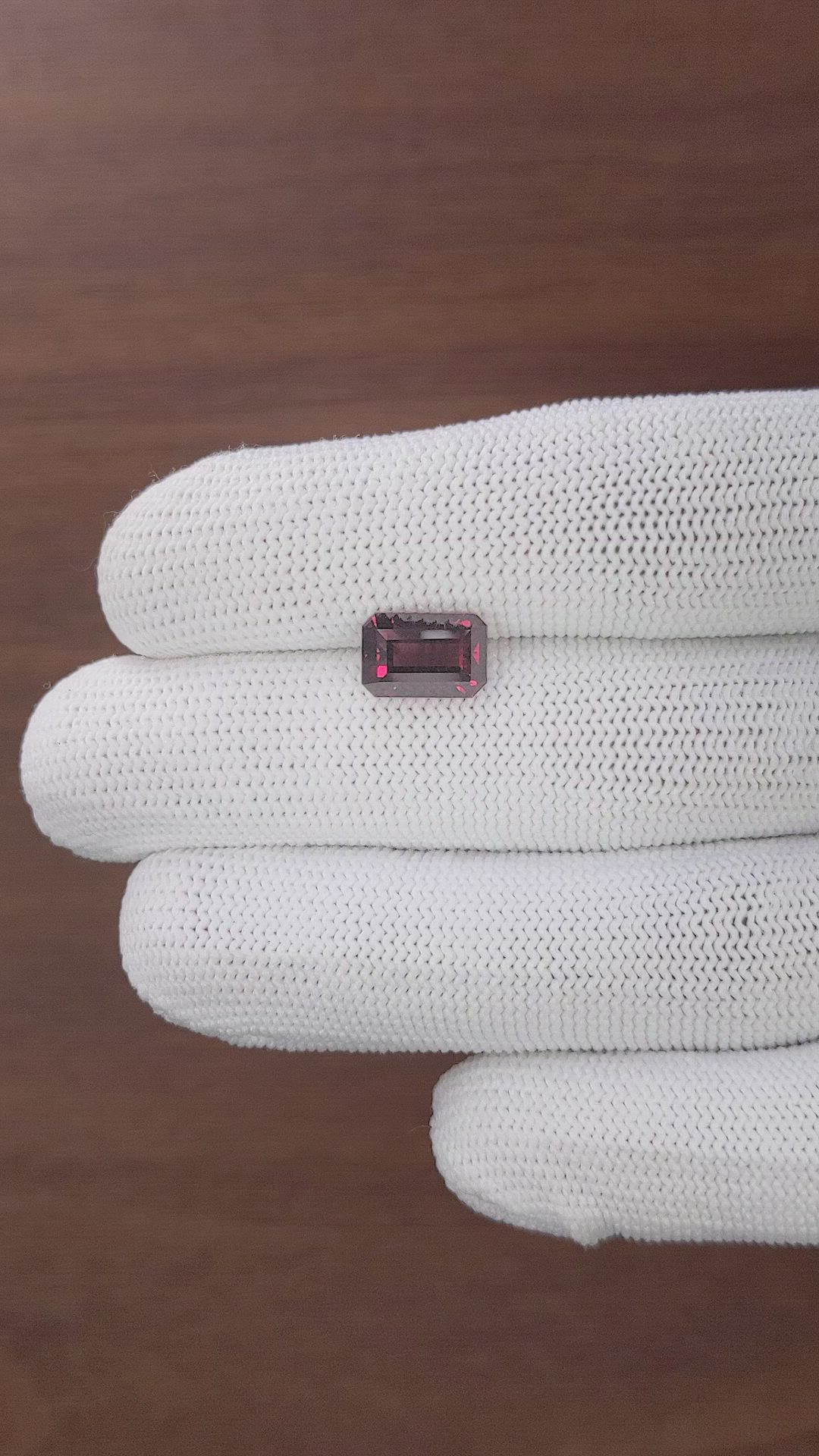 4.20 Ct. Reddish Pink Garnet from Tanzania Size Video
