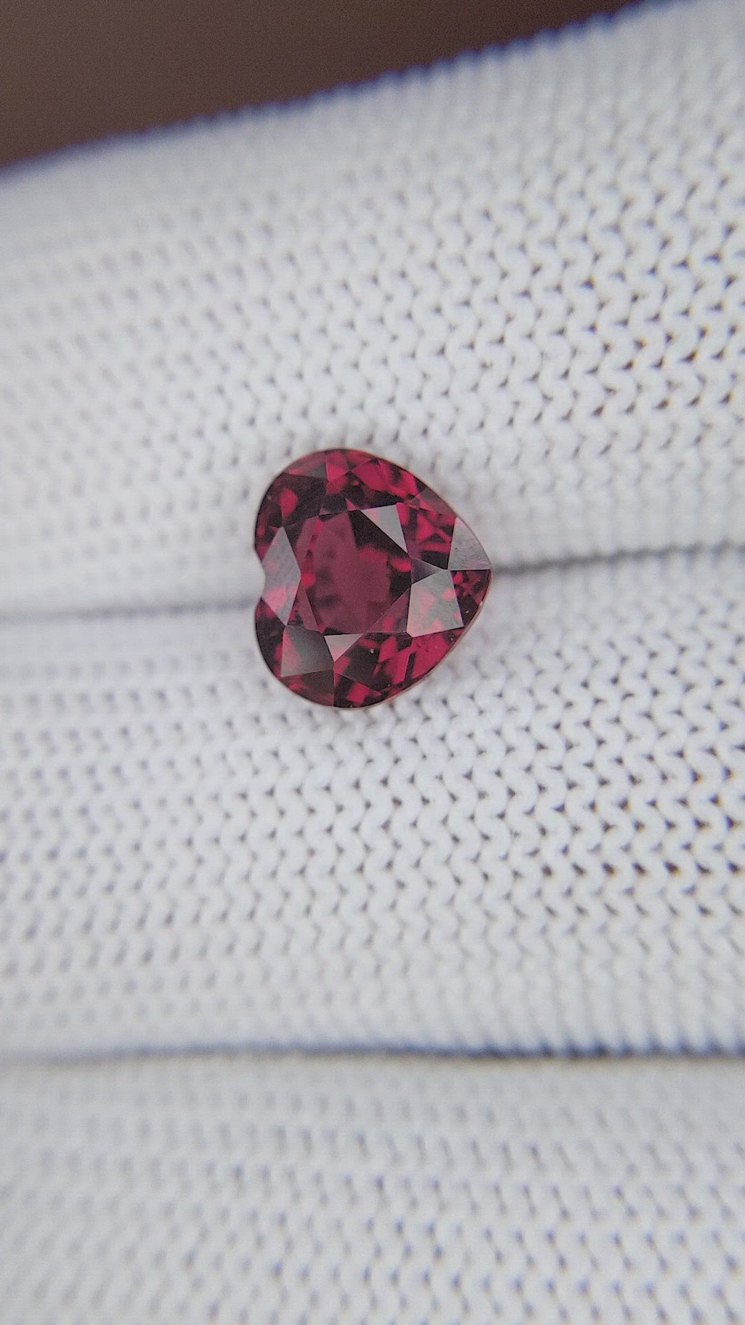 3.23 Ct. Red Garnet from Tanzania Size Video