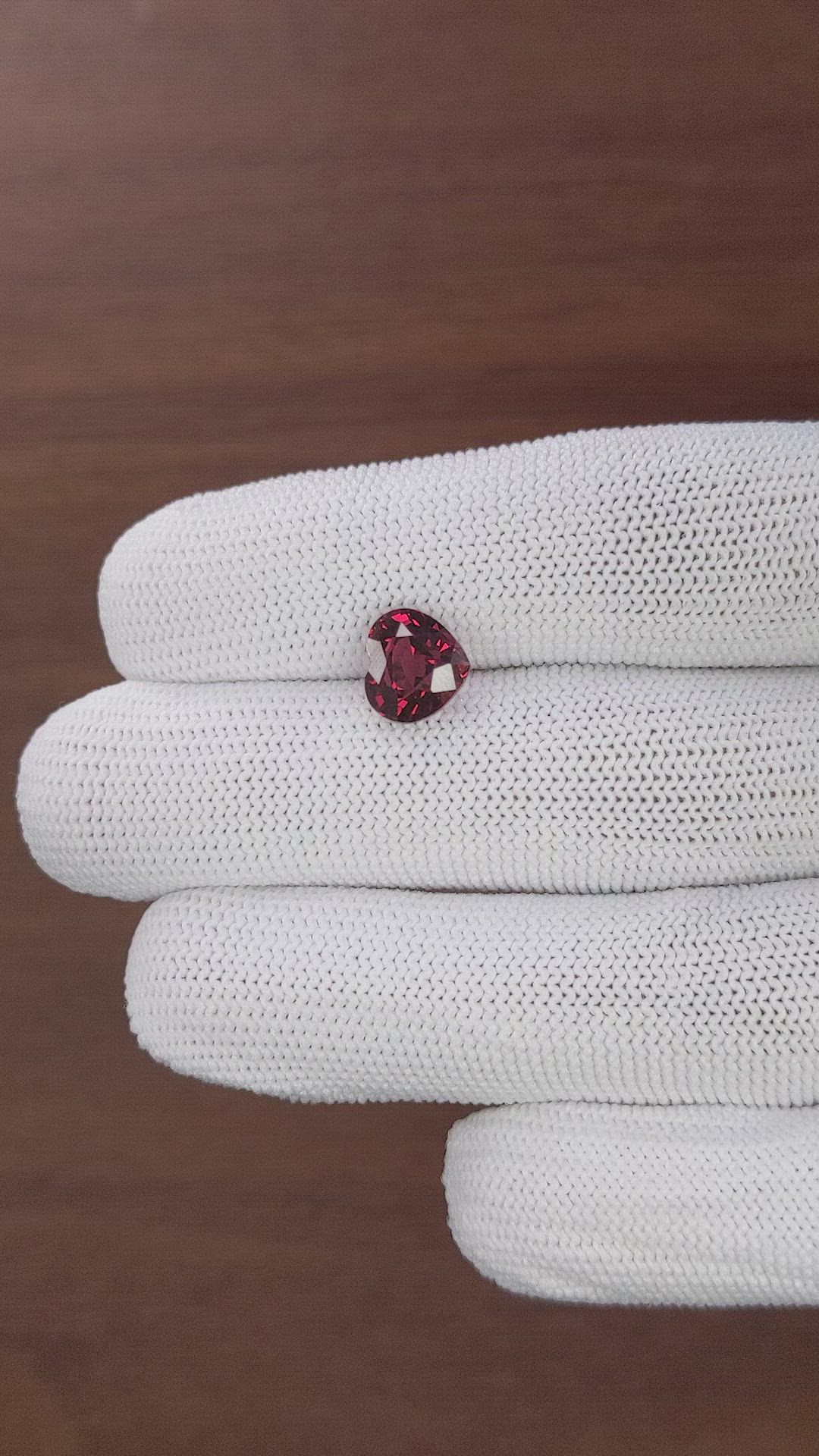 3.23 Ct. Red Garnet from Tanzania Size Video