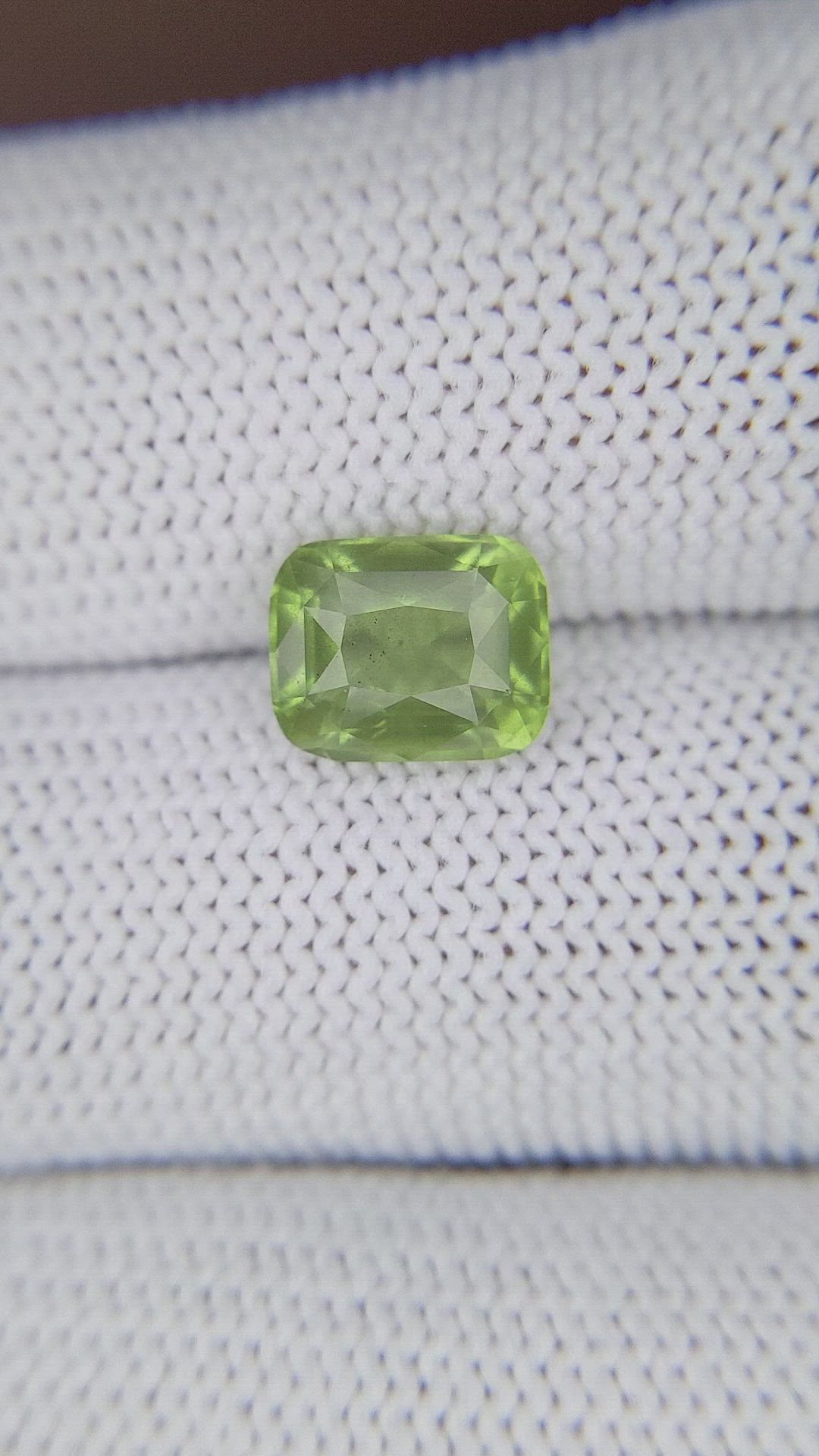 2.28 Ct. Yellowish Green Peridot from Tanzania Size Video