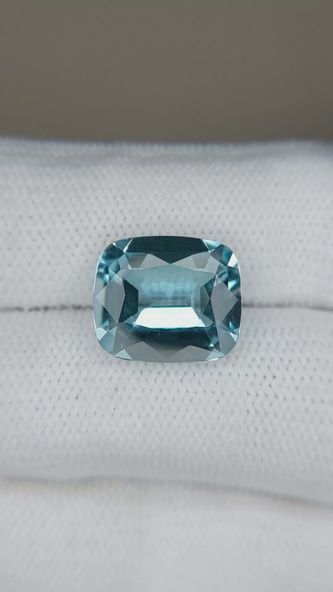 5.38 Ct. Blue Aquamarine from Brazil Size Video