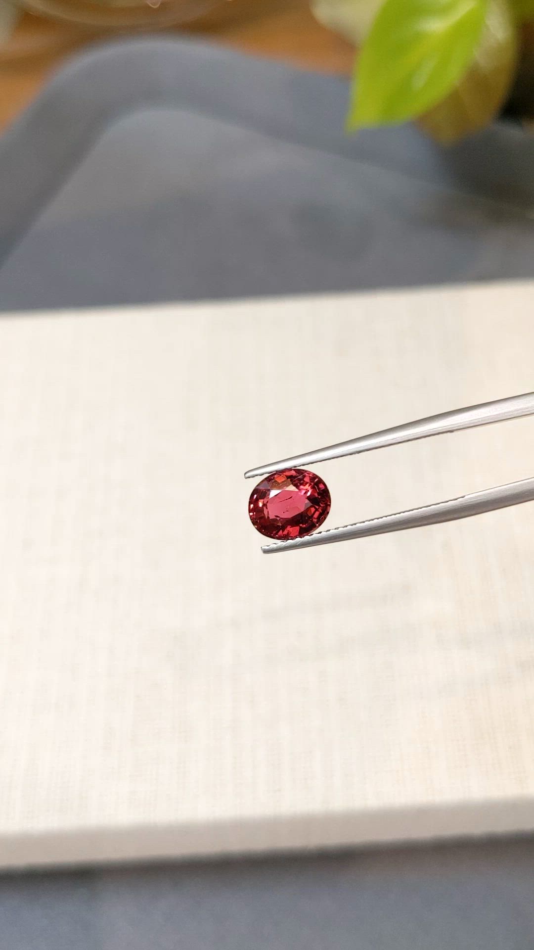 2.00 Ct. Pink Tourmaline from Brazil Size Video